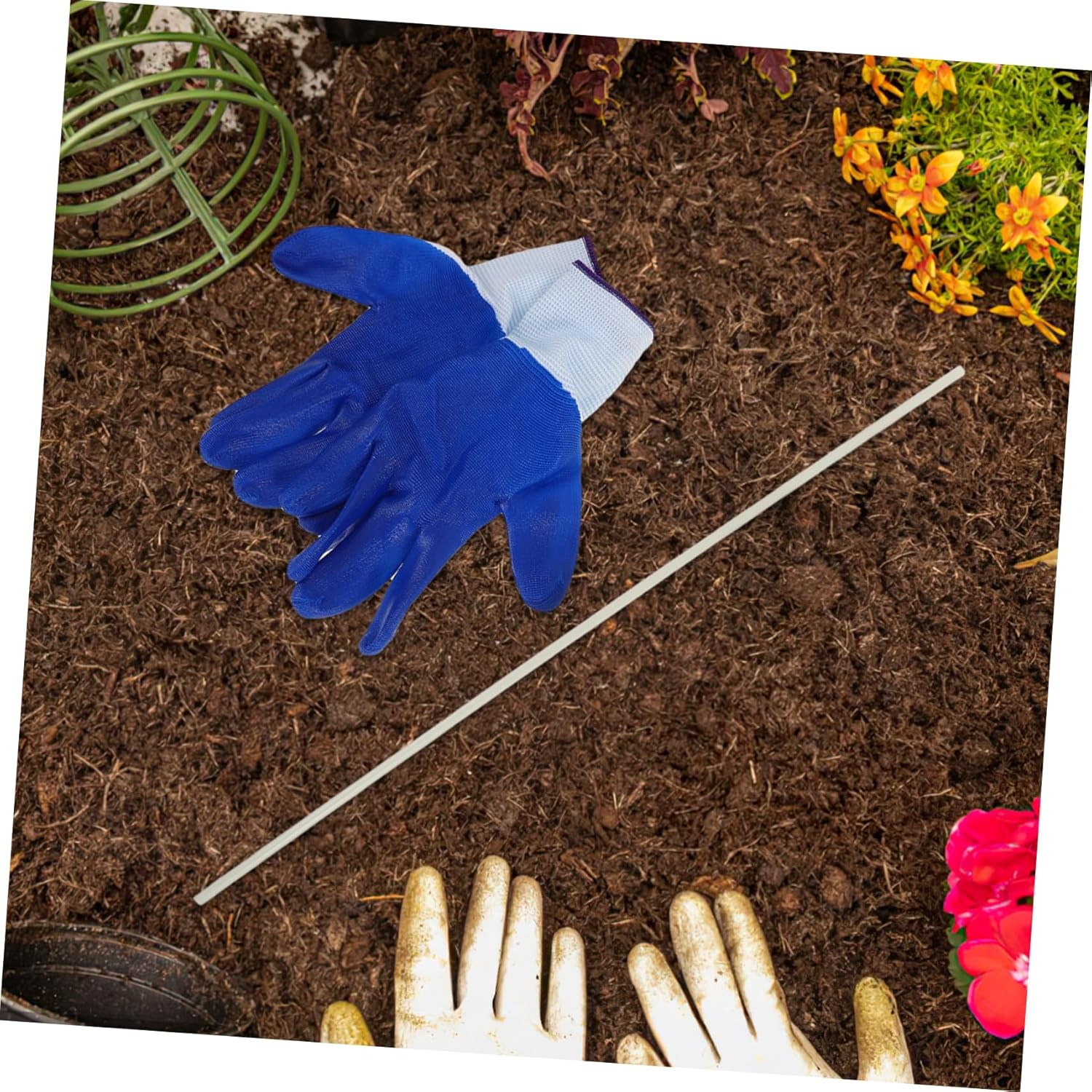 FONDOTIN Garden Flower Bed Support Stakes Greenhouse Holder Raised Bed Hoops Garden Tunnel Hoops Row Cover Gardening image number 1