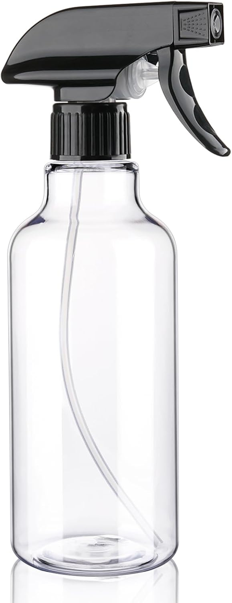 Hethyo Spray Bottles 16.9Oz Plastic Spray Bottle for Hair Mist/Stream Heavy Duty Empty Spray Bottles for Cleaning Solutions, Plants (16.9Oz-Clear) image number 4