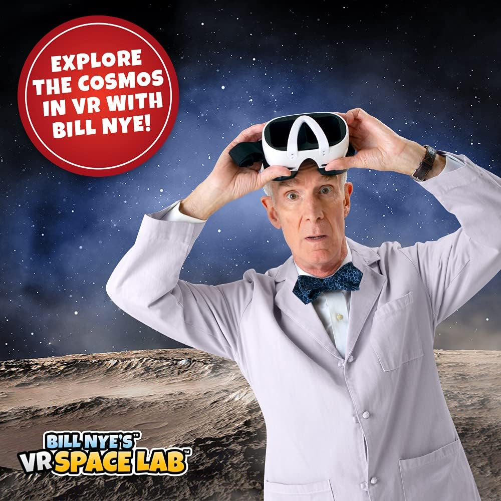 Abacus Brands Bill Nye'S VR Space Lab - Virtual Reality Kids Science Kit, Book and Interactive Learning Activity Set (Full Version - Includes Goggles) image number 5