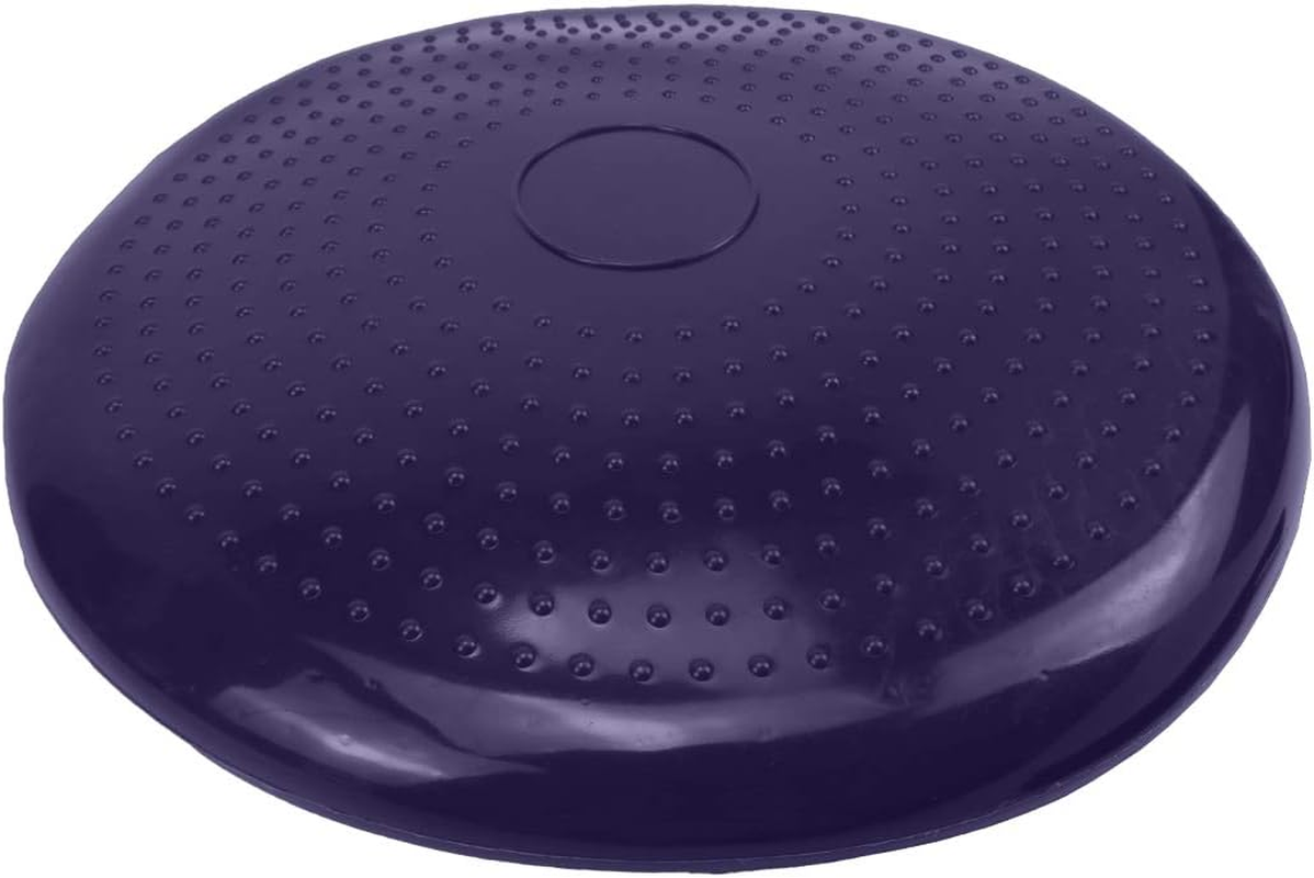 Powertrain Yoga Stability Disc Home Gym Pilate Balance Trainer Wobble Pad Cushion Purple image number 4