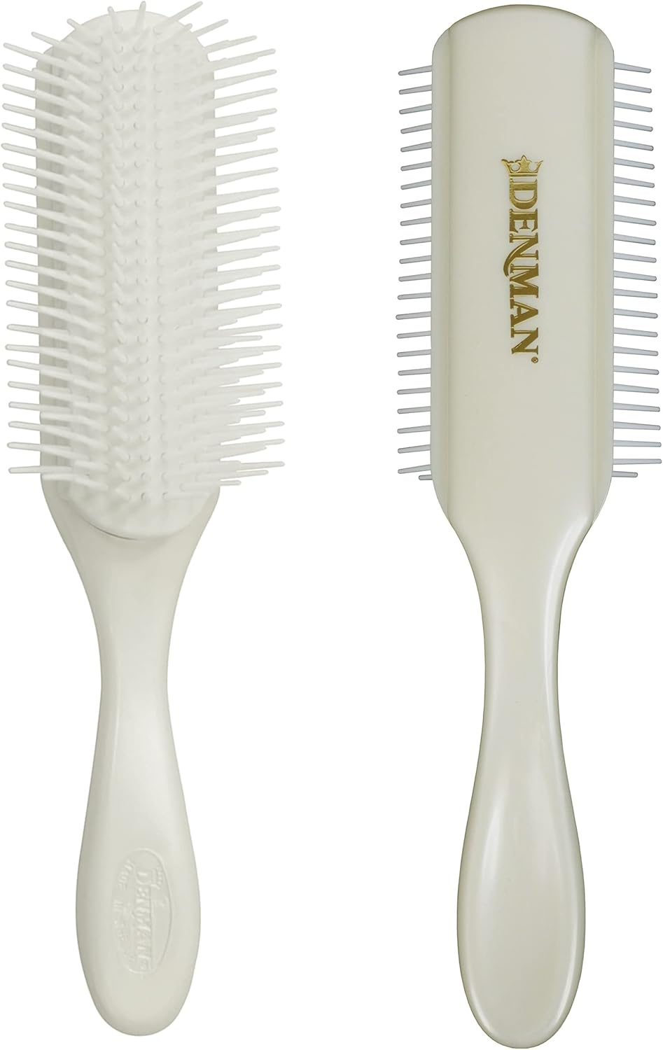 Denman Curly Hair Brush D4 (Cherry Blossom) 9 Row Styling Brush for Styling, Smoothing Longer Hair and Defining Curls - for Women and Men
