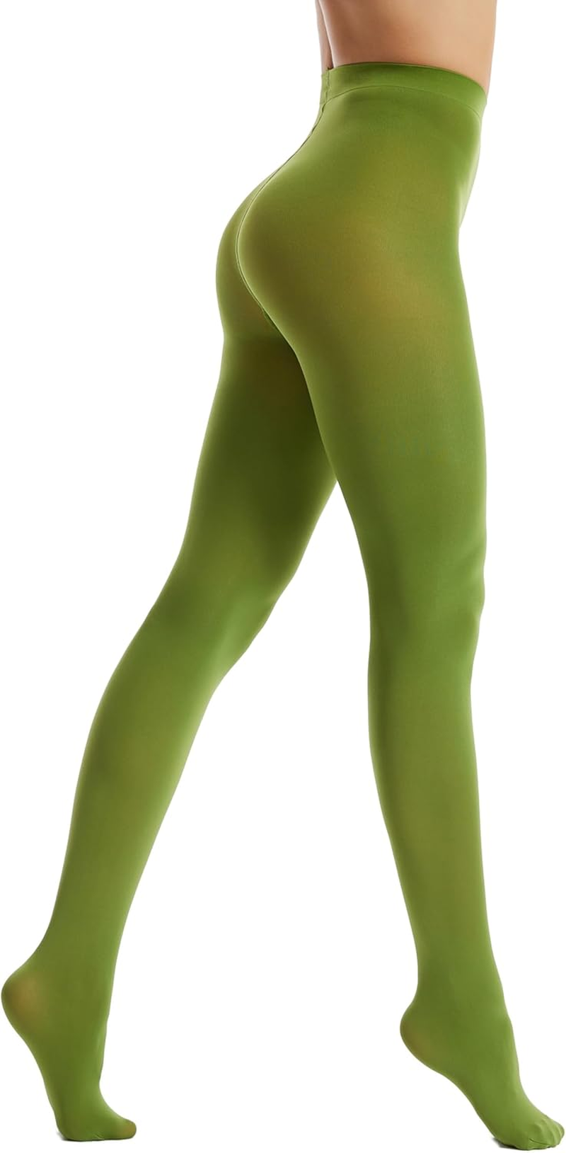 Frola Women'S 80 Denier Soft Semi Opaque Solid Color Footed Pantyhose Tights image number 4