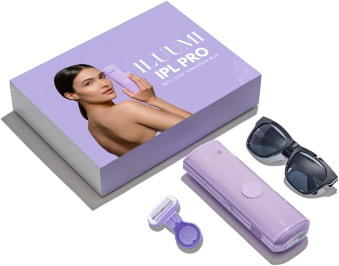 ILUUMI IPL PRO Hair Removal Device for Face and Body, Permanent Hair Reduction for Women and Men, with 5 Intensity Levels and SAPPHIRE Ice-Cooling Technology, In-Home Use image number 2