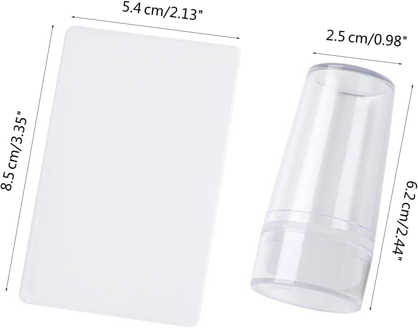 Versatile Stamping Silicone Stamper with Scraper for or Salon Use image number 5