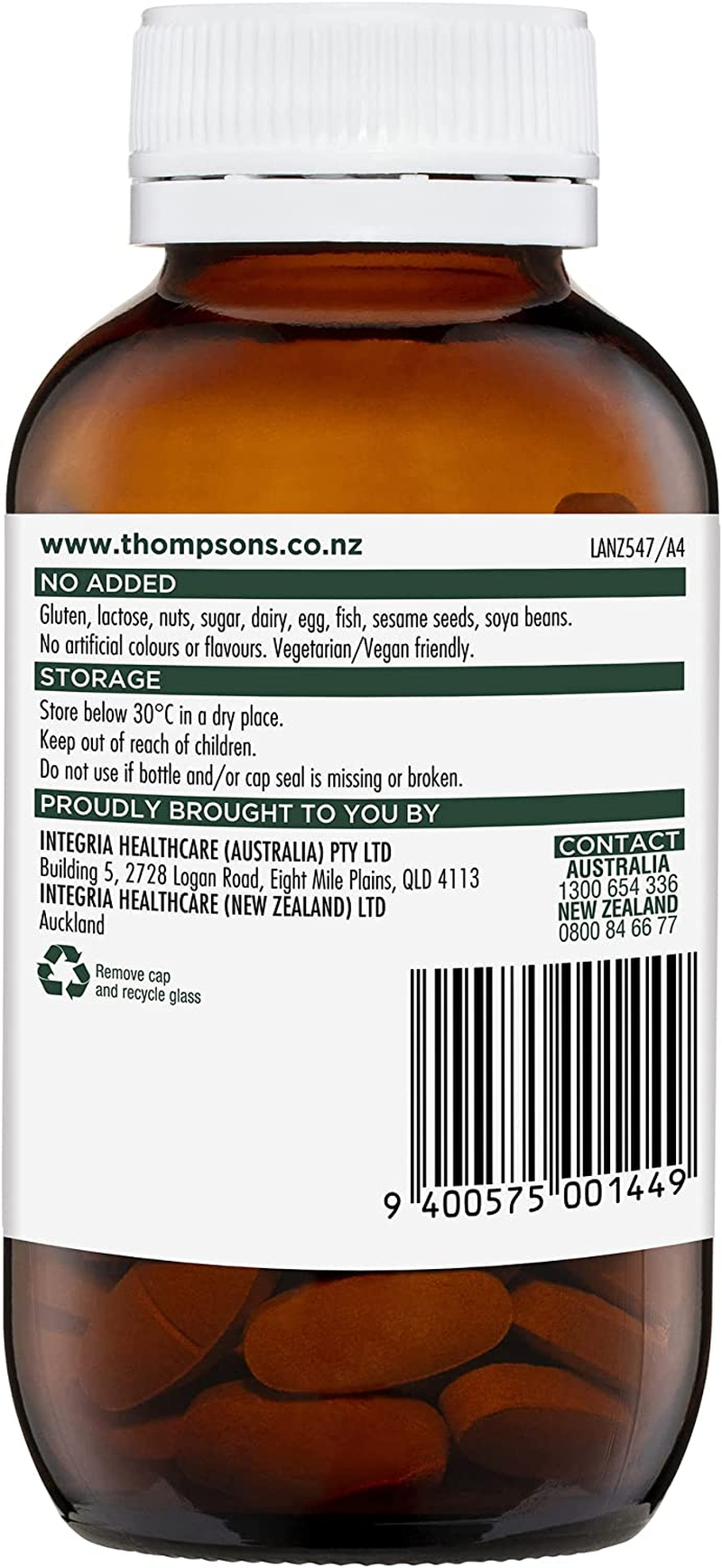 THOMPSONS Slippery Elm Bark 60 Chewable Tablets image number 5