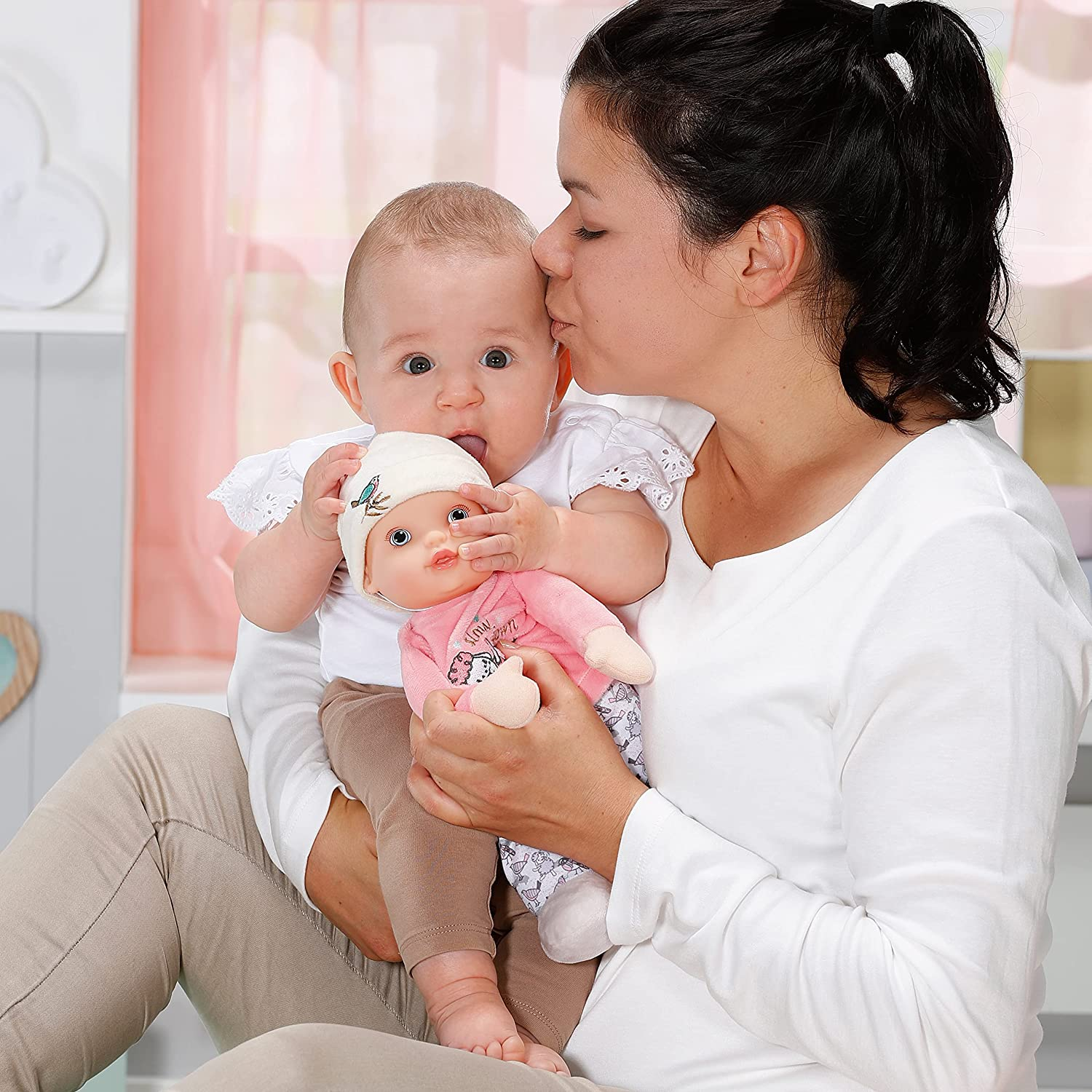 Baby Annabell Sweetie for Babies - 30Cm Soft Bodied Doll with Integrated Rattle - Suitable from Birth - 706428