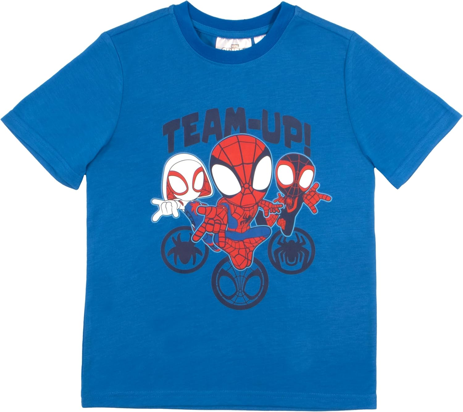 Marvel Spidey and His Amazing Friends 3 Piece Boys Short Set Spider-Man Shirt Tank Top and Shorts Set Spiderman 3 Pack