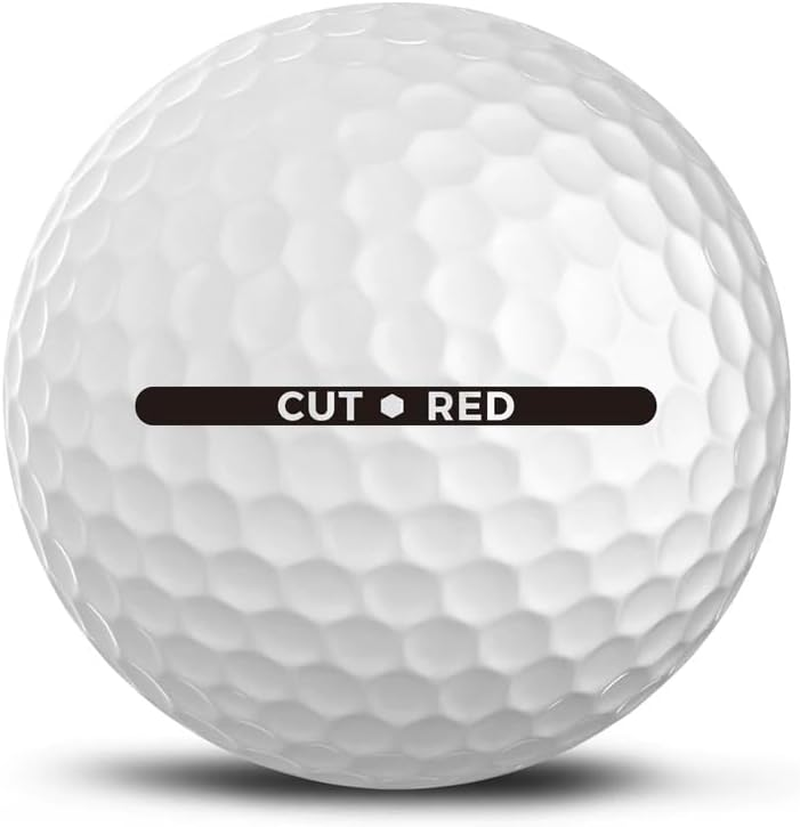 Cut Golf RED Golf Balls - 24 Pack image number 4