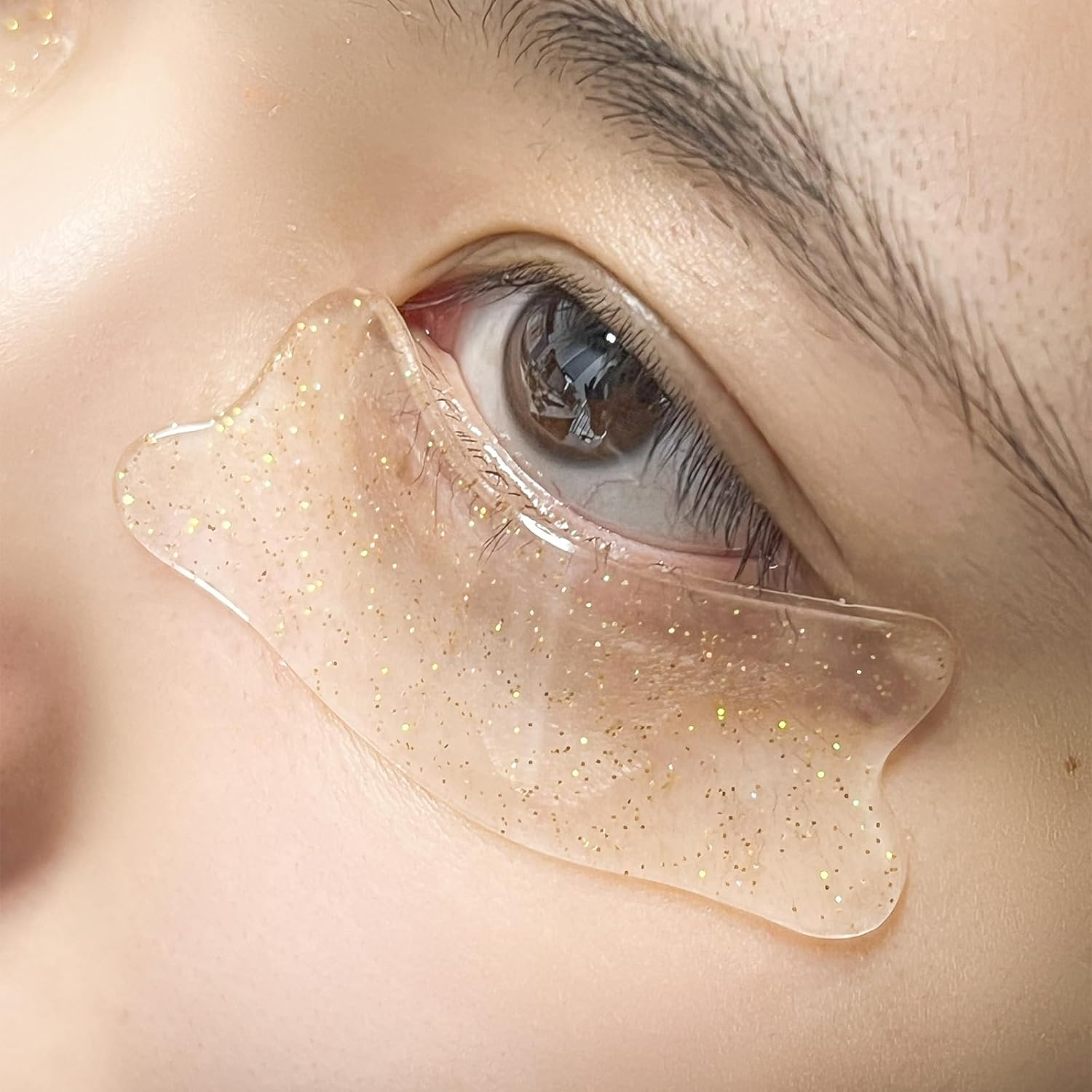 Libeauty under Eye Patch Silicone 4 Pcs for Korean Lash Lift & Lash Extensions Remover, Reusable and Soft Makeup Beauty Tool