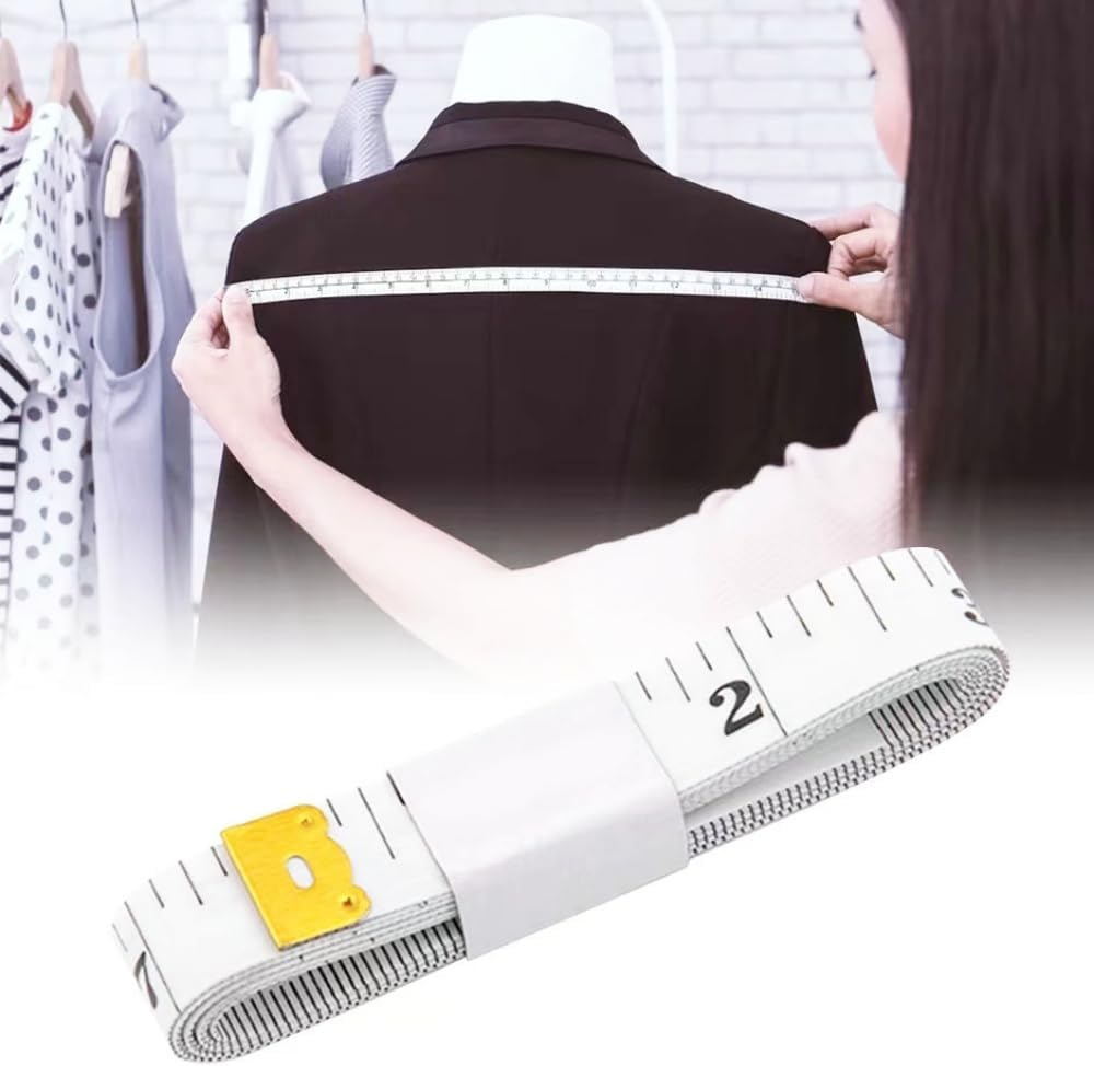 2 Pack Knit Elastic Spool, 1/2 Inch 22 Yards Elastic Band with 2 Soft Tape Measure for Sewing Craft Craft DIY Projects (11 Yard White,11 Yard Black) image number 2