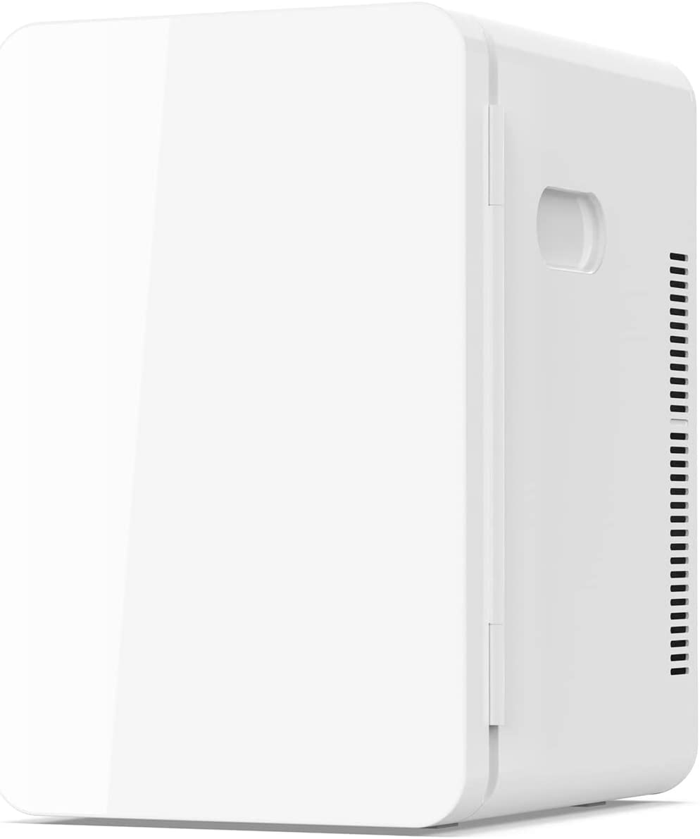 22L Portable Mini Fridge, Compact Car Refrigerator, Skincare Cosmetic Beauty Makeup Personal Fridge, White image number 6