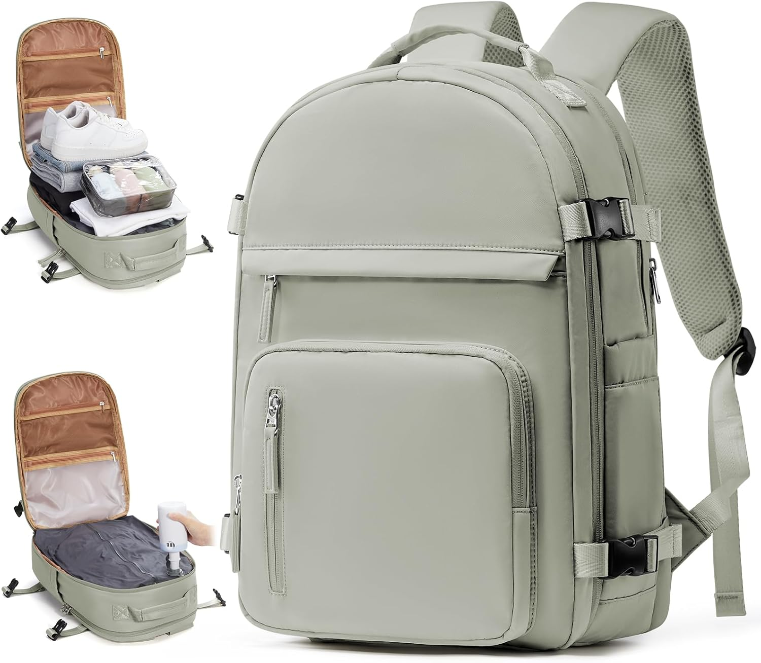 Coofay Vacuum Backpack Travel with Pump