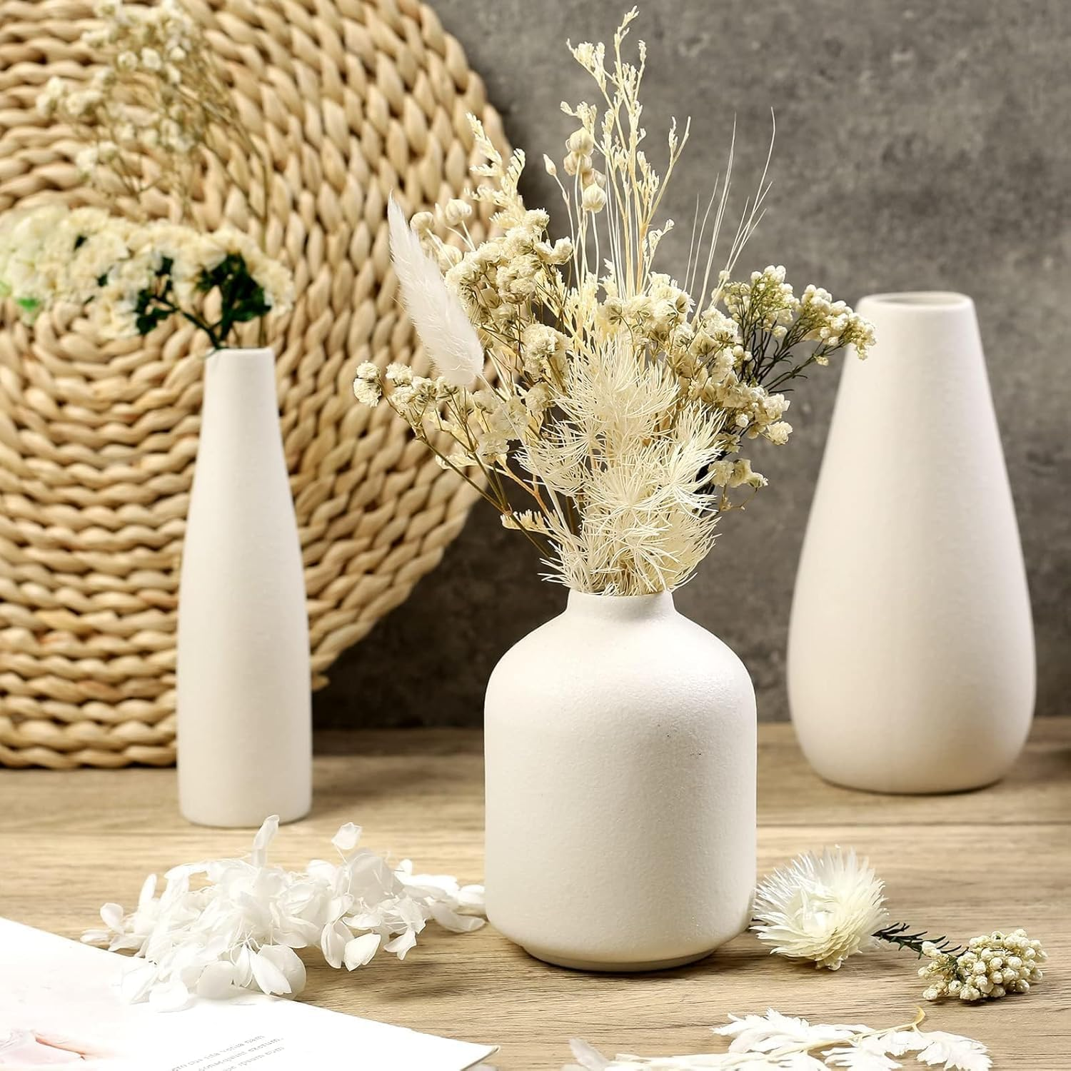 Dried Flowers, Dried Flower, White Dried Flowers Small Dried Flowers Dried Flowers for Crafts Dried Flowers for Resin Dried Flowers for Cakes