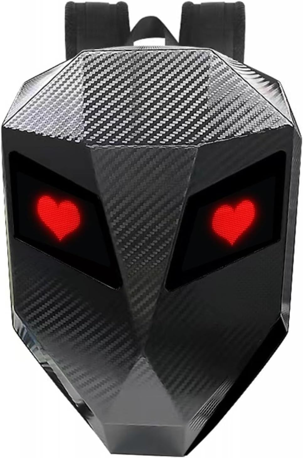 LED Knight Backpack, Large Capacity LED Backpack with Programmable Screen, Waterproof Motorcycle Backpack Hard Shell Laptop Backpack Motorcycle Riding Backpack for Travelling image number 5