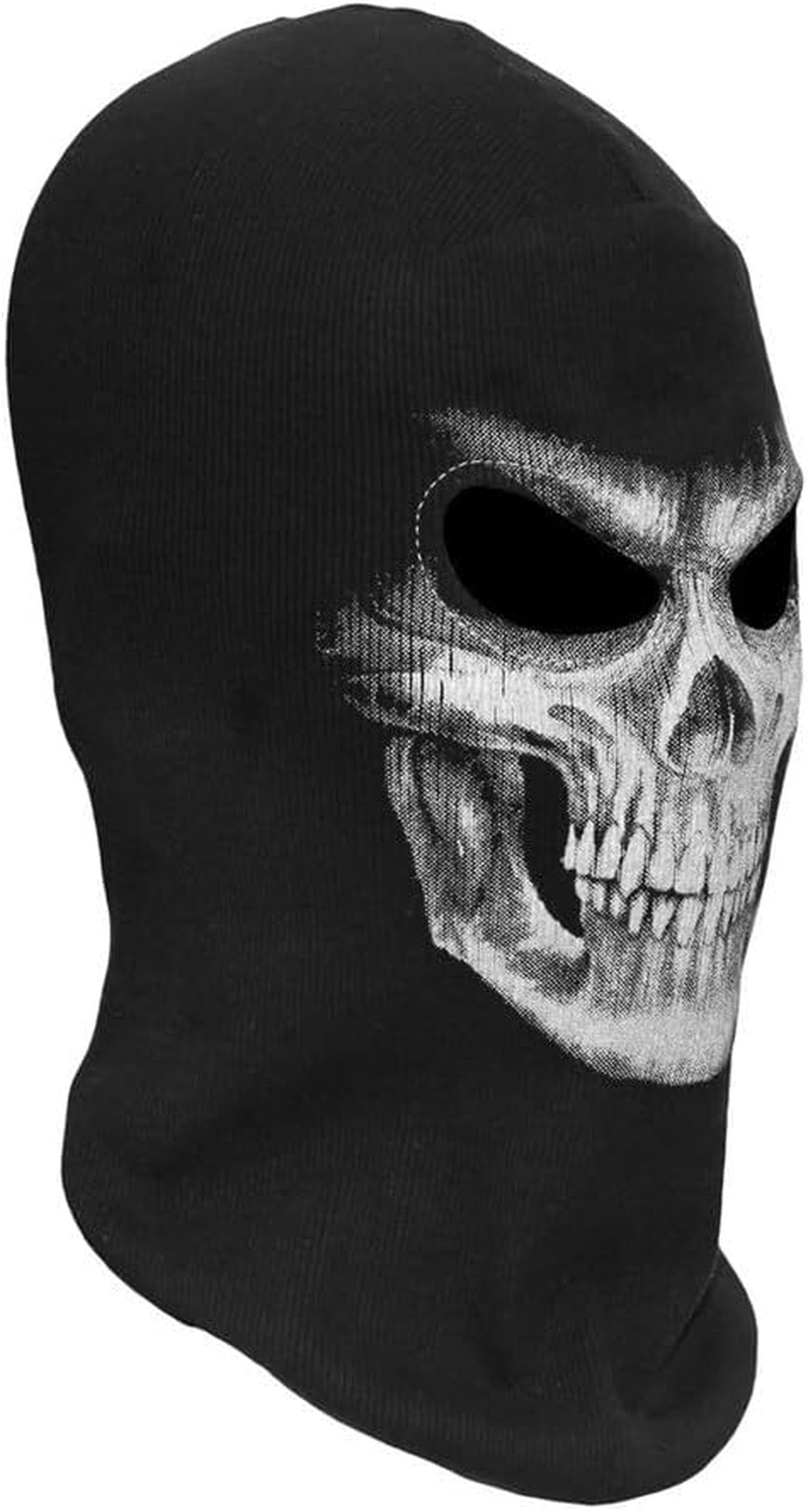 Halloween Horror Masque | Skull Cosplay Scary Latex Face Cover,3D Pattern Realistic for Women Men Adult Haunted House Horror Convention image number 2