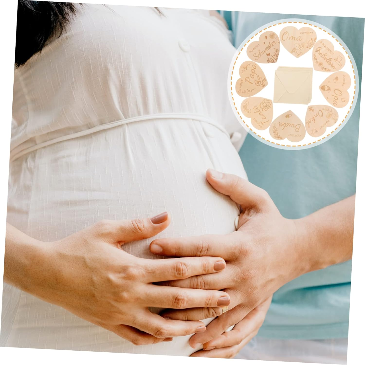 Kisangel Milestone Cards Birth Announcement Newborn Name Sign for Hospital Monthly Growth Record Cards for Boys Girls Pregnancy Announcement for Nursery Decor image number 6