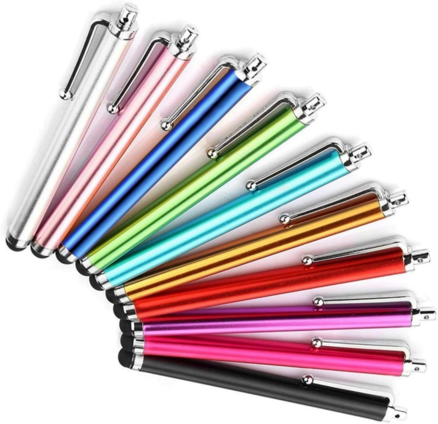 Stylus Pens for Touch Screens, 10 Pack Stylus Pen for Ipad Iphone Android Chromebook Tablets and More Capacitive Touchscreen Devices High Sensitivity & Precision No Scratches Rubber Tips Stylist image number 5