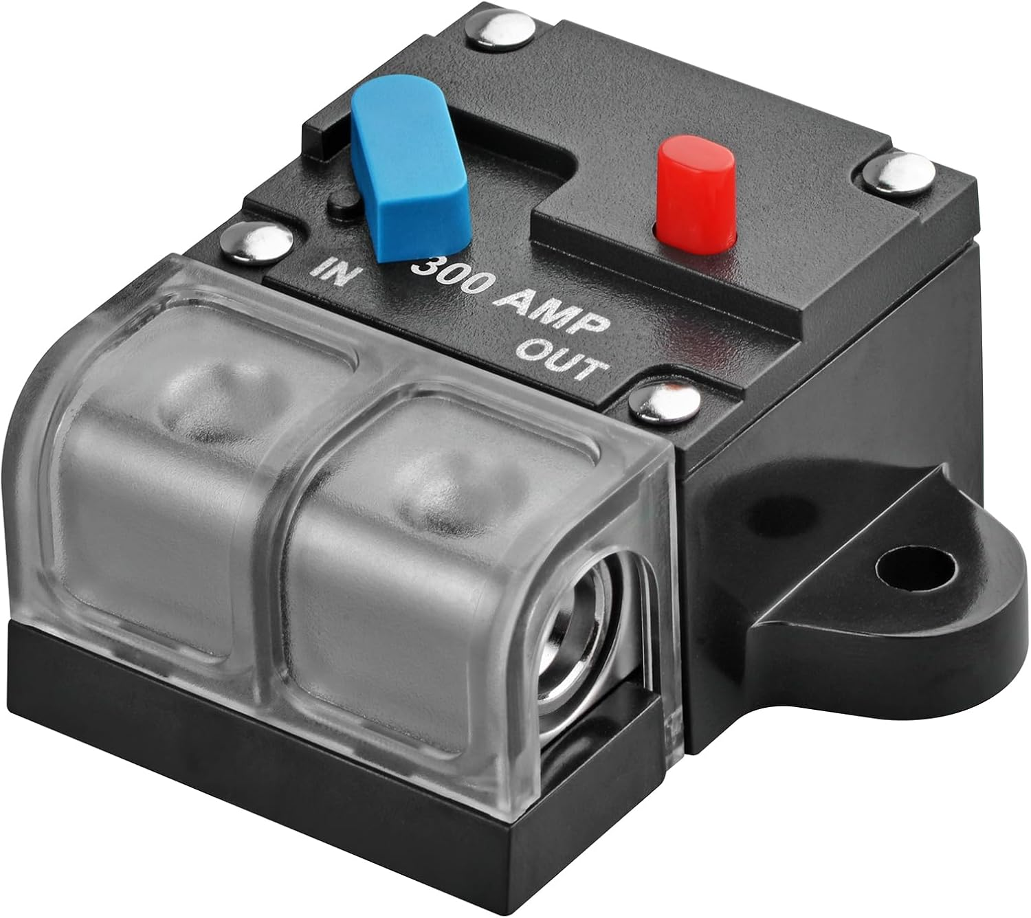 Motor Fuse Holders Inverter Circuit Breaker Car Audio Solar Energy Inline Circuit Breaker Fuse Inverter with Waterproof Cover for Motor Auto Car Marine Boat 300A image number 1