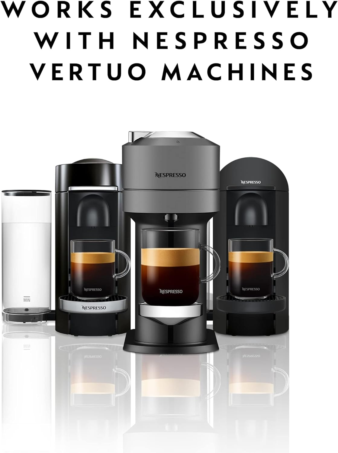Nespresso Capsules Vertuo, Fortado Decaffeinato, Gran Lungo, 30-Count Coffee Pods, Brews 5.0 Oz. image number 6