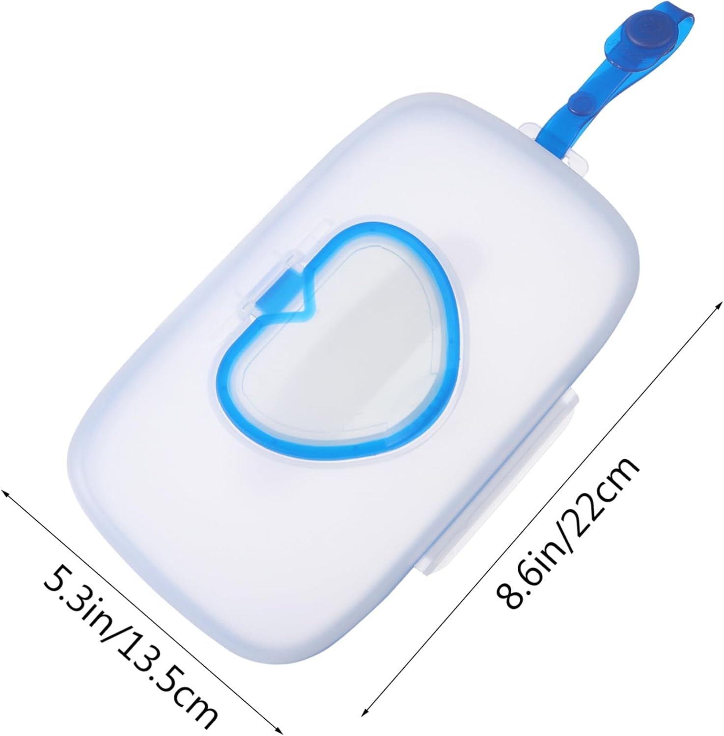 BESTYASH 1Pc Portable Hanging Wet Tissue Box Travel Friendly Wipes Holder for Stroller Crib and High Chair with Moisture Locking Seal for Outdoor Use - Green image number 6