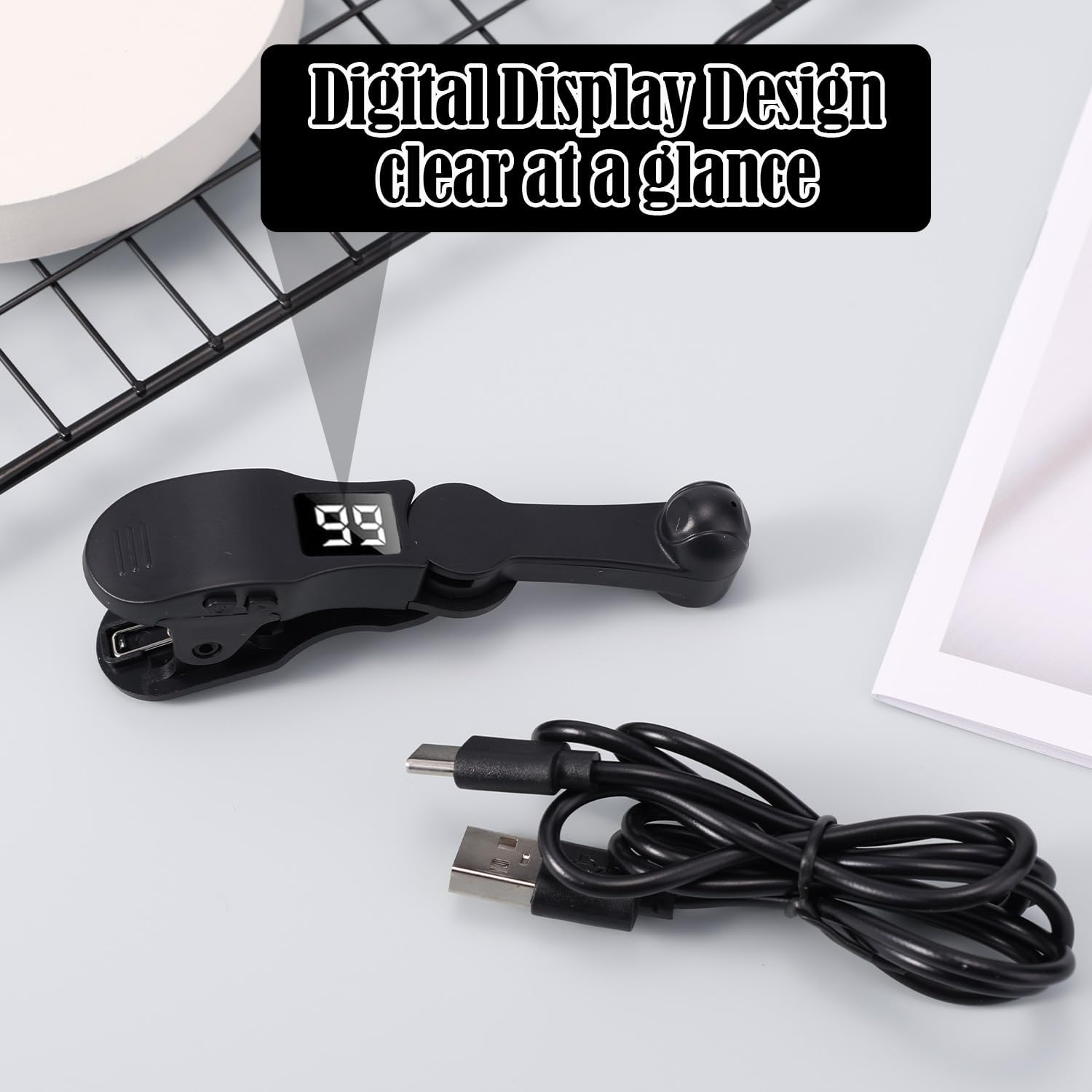 Smart Phone Auto Clicker, Speed-Adjustable Mobile Phone Screen Auto Clicker with Anti-Slip Clip Universal Fast Continuous Click Tool for Short Videos Live Stream Likes Social Media Tasks Game(Black) image number 6