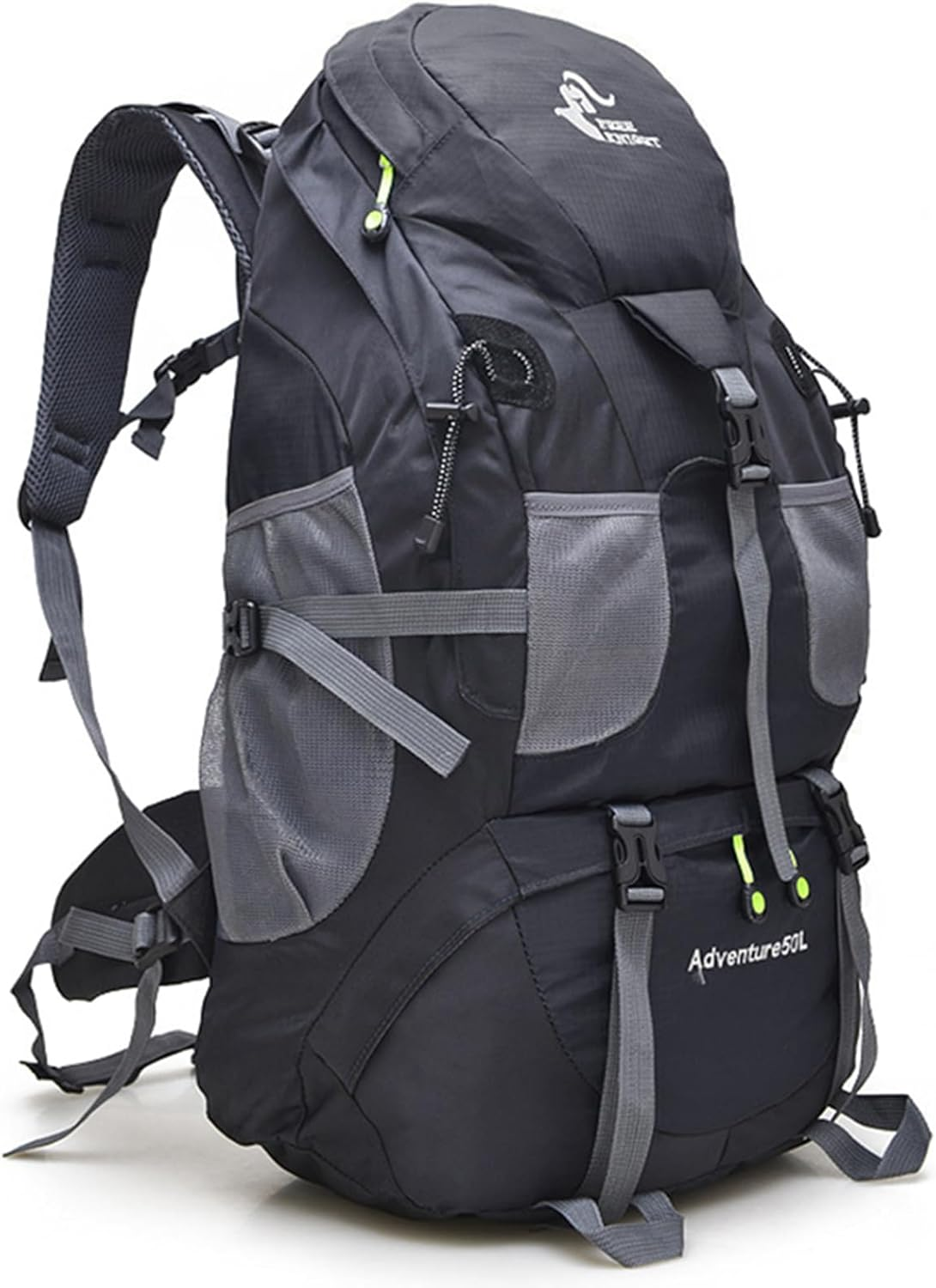 CIADAZ 50L Hiking Backpack Water-Resistant Camping Backpack Bag Daypack for Backpacking Traveling Trekking Climbing