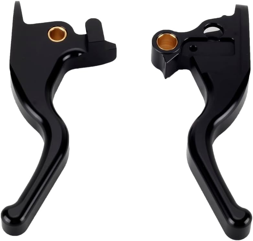 3 Finger 5.9" CNC Shorty Hand Control Lever Kit Brake Clutch Levers Fit for Harley Softail Low Rider S Sport Glide Standard Street Bob 2015-2024 image number 2