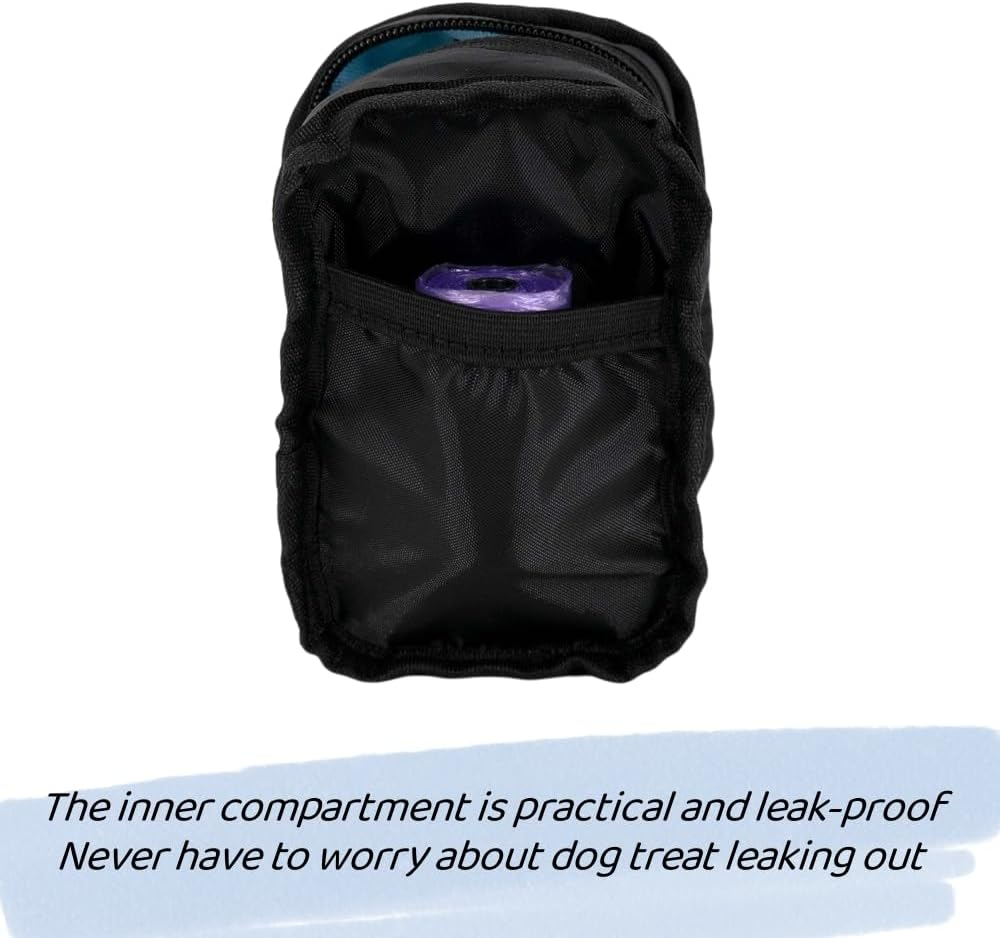 Dog Treat Pouch Dog Poop Bag Holder for Leashes, Pets Snack Container with Inner Mesh Bag, Puppy Supplies Perfect for Training and Walking - Hands Free Dog Waste Bag Dispenser -Dog Travel Accessories image number 2
