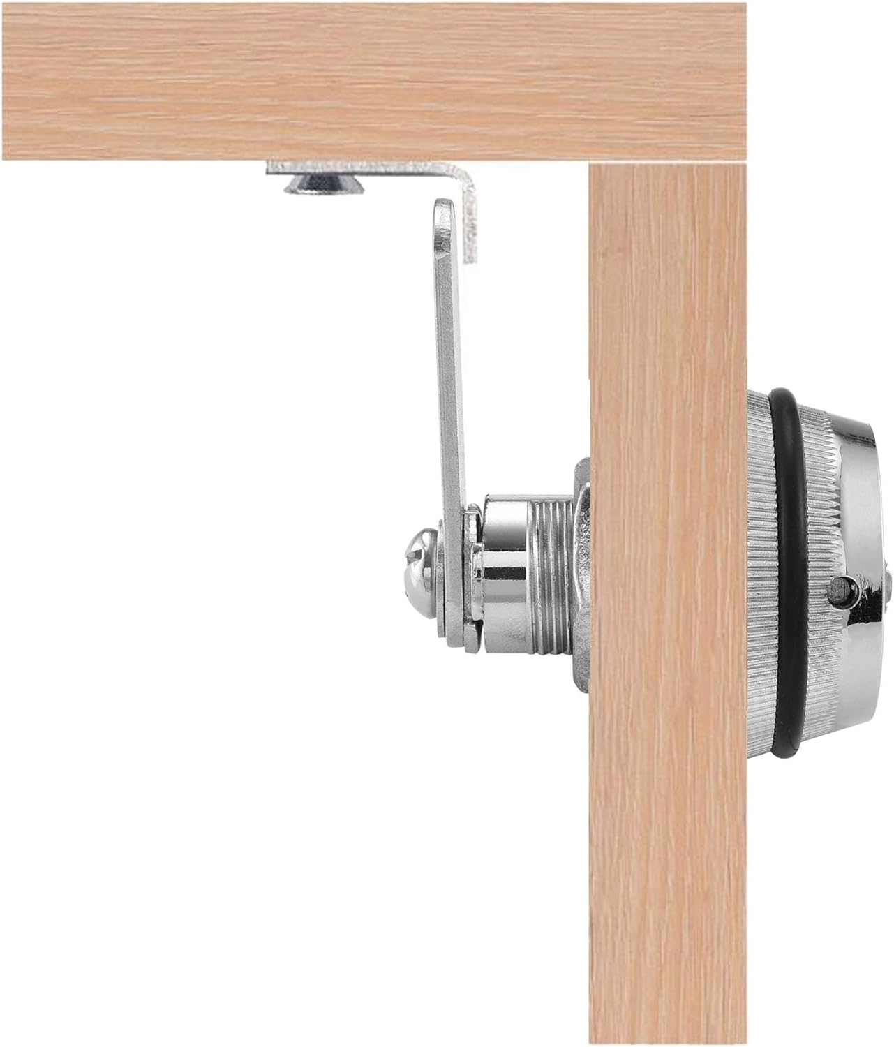 4 Pack Combination Cabinet Lock, Password Coded Cabinet Lock,Combination Cam Locks with 3/4'' Cylinder Chrome Finish,Security Locks for Cabinet Deposit Box Mailbox image number 1