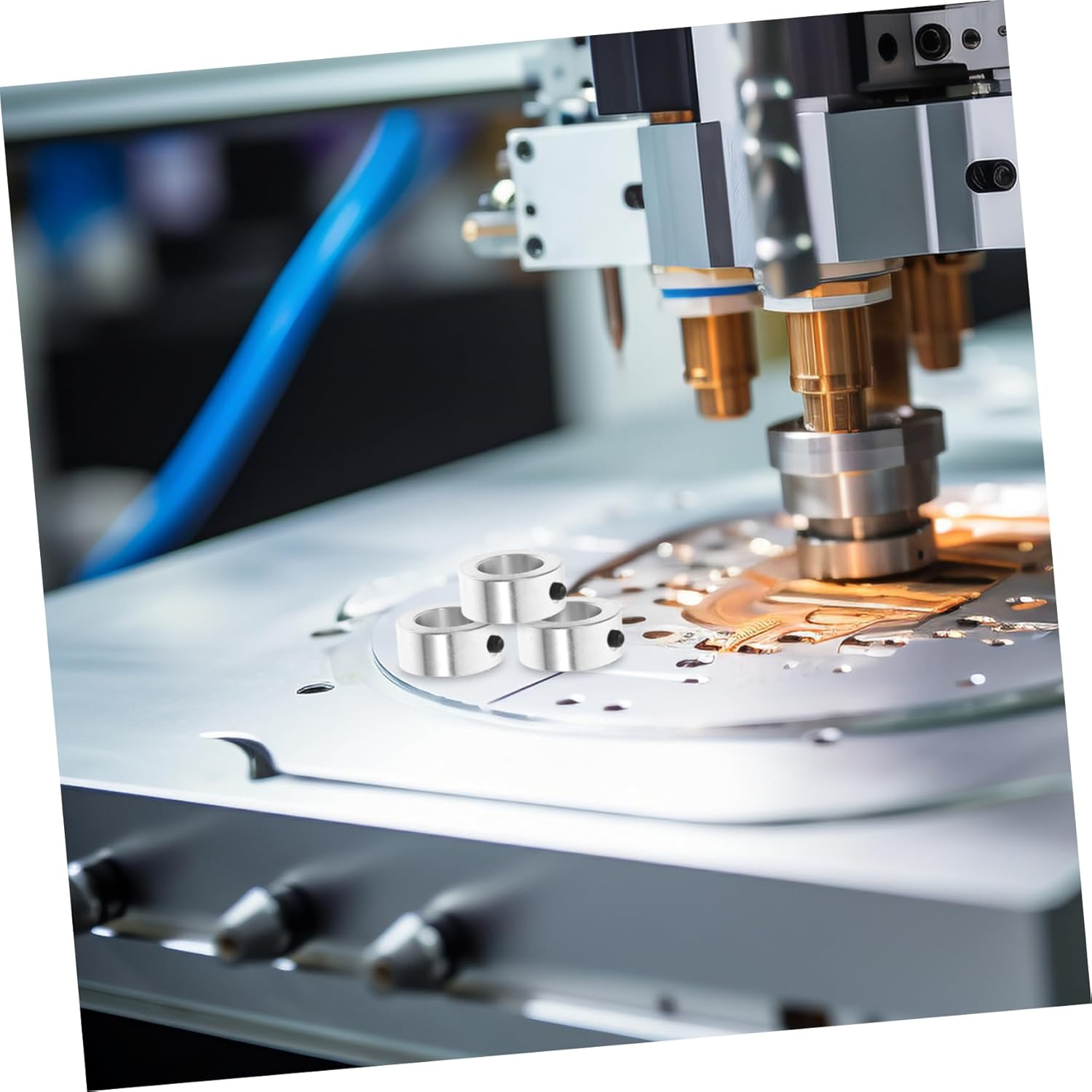 FUNOMOCYA Motor Base Hexagonal Wrench Drive Shaft Adjustment Ring Automotive Drive Shaft Installation Tools Steel Locking Ring Accessories image number 4