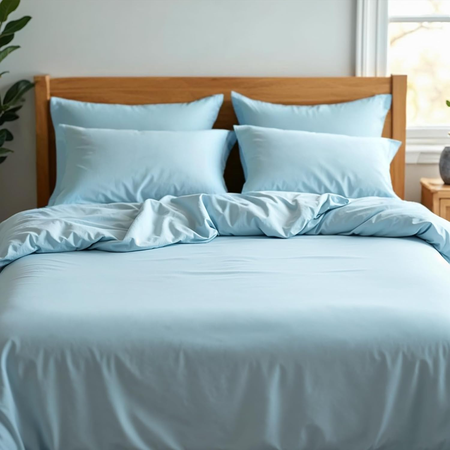 Royal Comfort Sheet Set 1200TC 100% Microfibre Soft Breathable, 1 X Flat Sheet, 1 X Fitted Sheet, 2 X Pillowcases Luxurious (4Pcs, Queen, Charcoal)