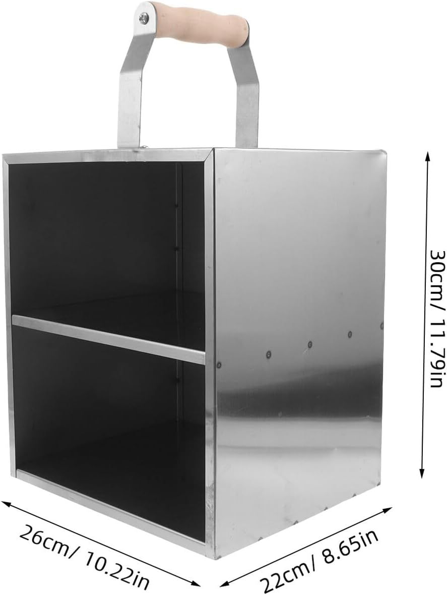 Outdoor BBQ Charcoal Bucket Handle, Portable Charcoal Transport Case for Camping and Picnics, Sturdy Coal Storage Bucket for Grilling and Barbecue image number 3