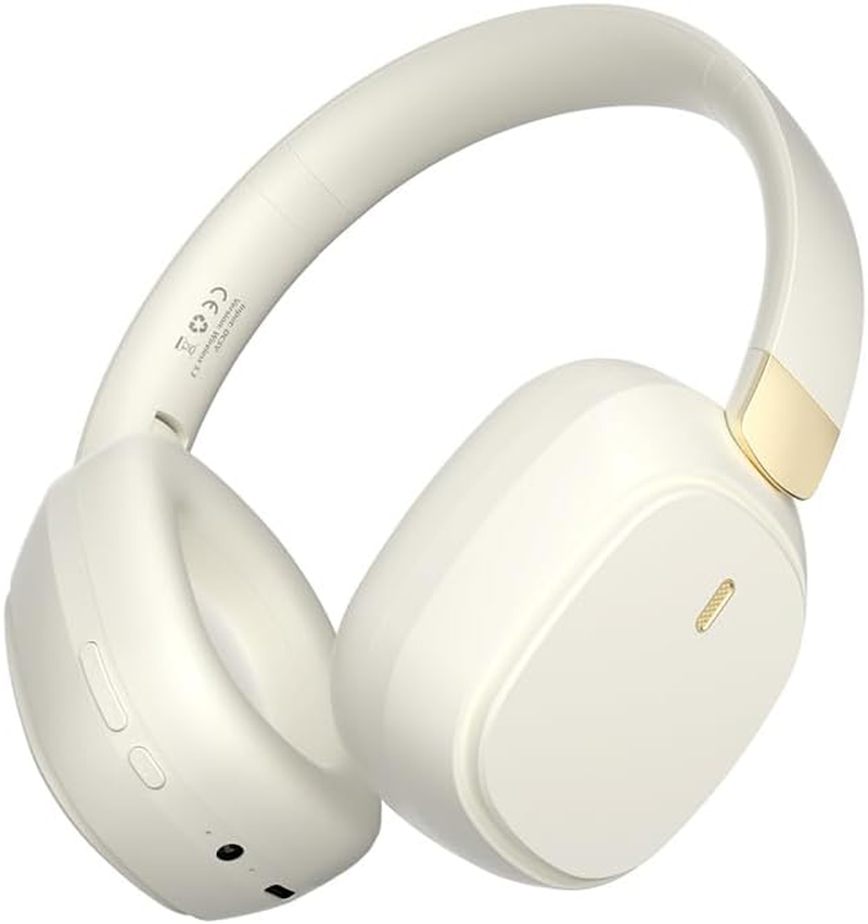 Ariv Hommey Wireless Over-Ear Bluetooth 5.3 Headphones - 20H Playback, Foldable Ultra-Light 198G Design | Built-In Mic | Dual Mode for Pc/Smartphone (Off White) image number 3