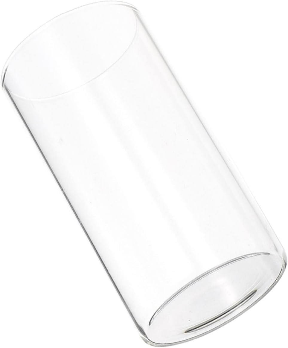 CORHAD Glass Candle Holder Windproof Shade Elegant Transparent Design for Home Wedding and Party Decoration for Jar Candles image number 4