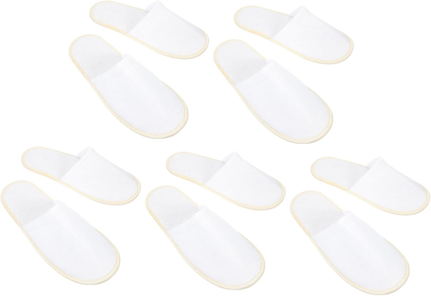 Ipetboom Slippers Sliders Non Hotel White Cotton