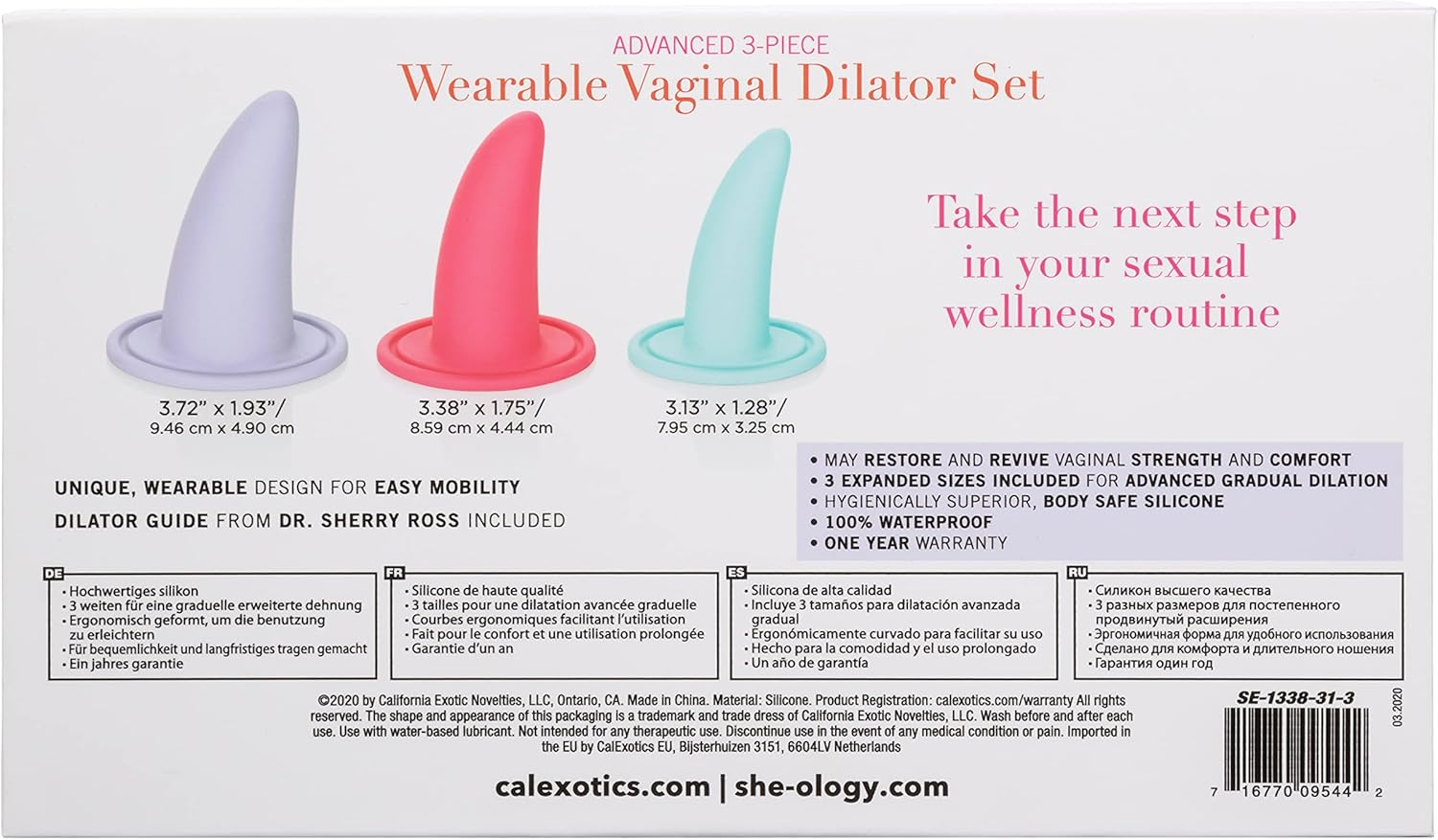 She-Ology Advanced 3-Piece Wearable Vaginal Dilator Set image number 1
