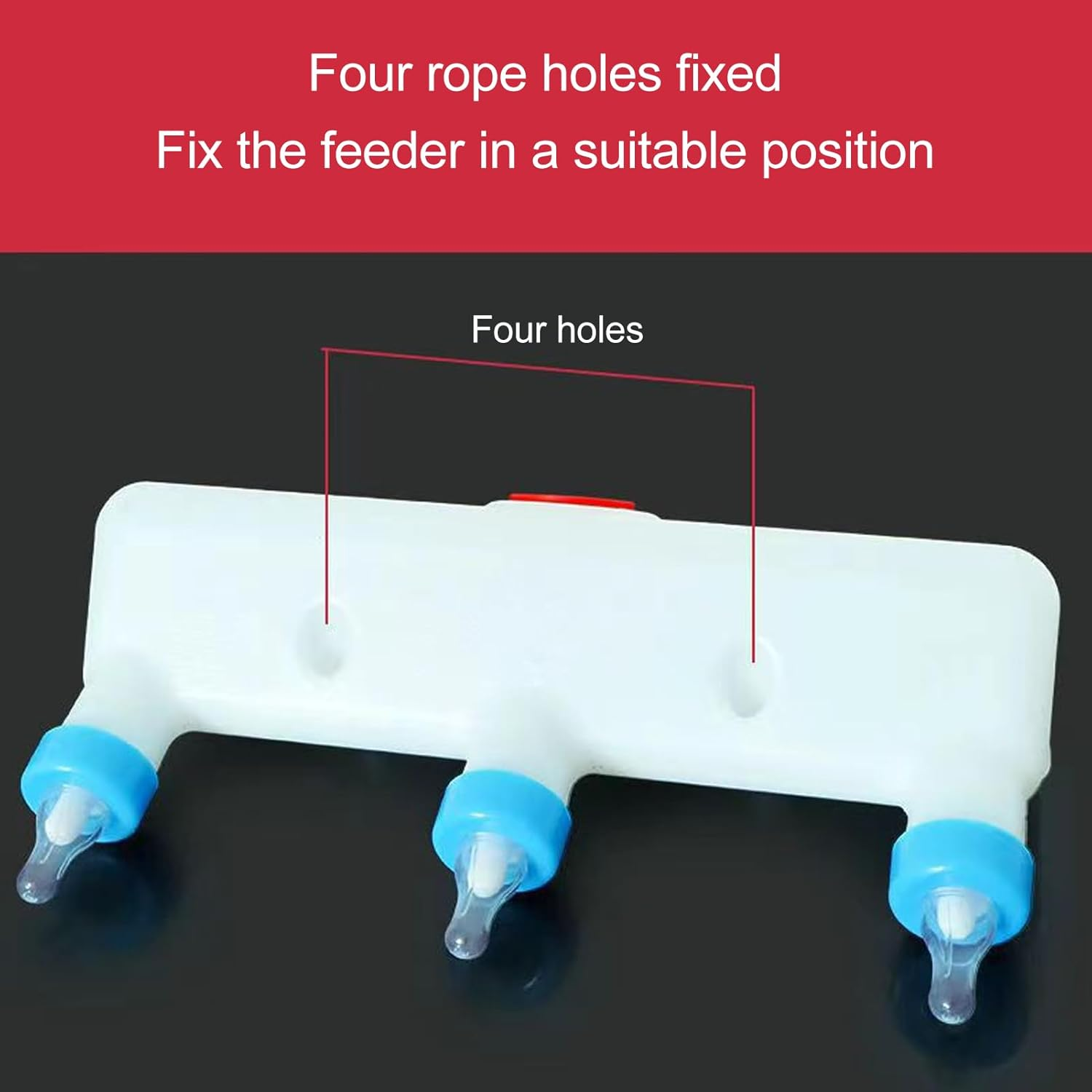 3 Pacifier Small Animal Milk Feeder, Piglet Puppy Baby Lamp Goat Milk Feeder, Calf Feeding Bottle, Animal Nursing Machine, Puppyfeeder for Multiple Puppies image number 3