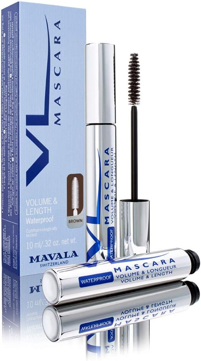 Mavala Switzerland Vl Mascara Waterproof Brown, 10 Ml