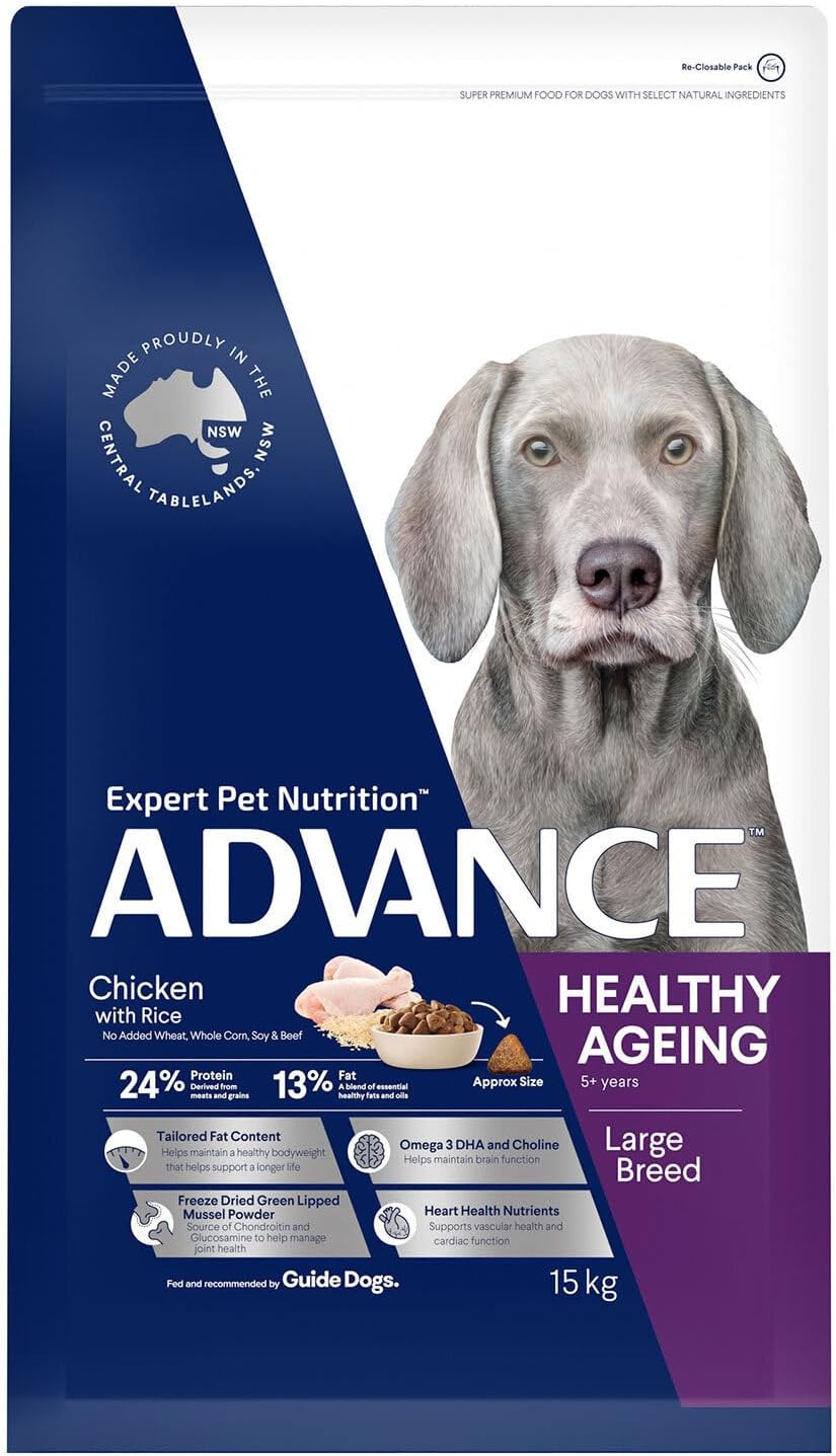 ADVANCE DOG HEALTHY AGEING LGE BRD CHICK 15KG (374969) image number 2