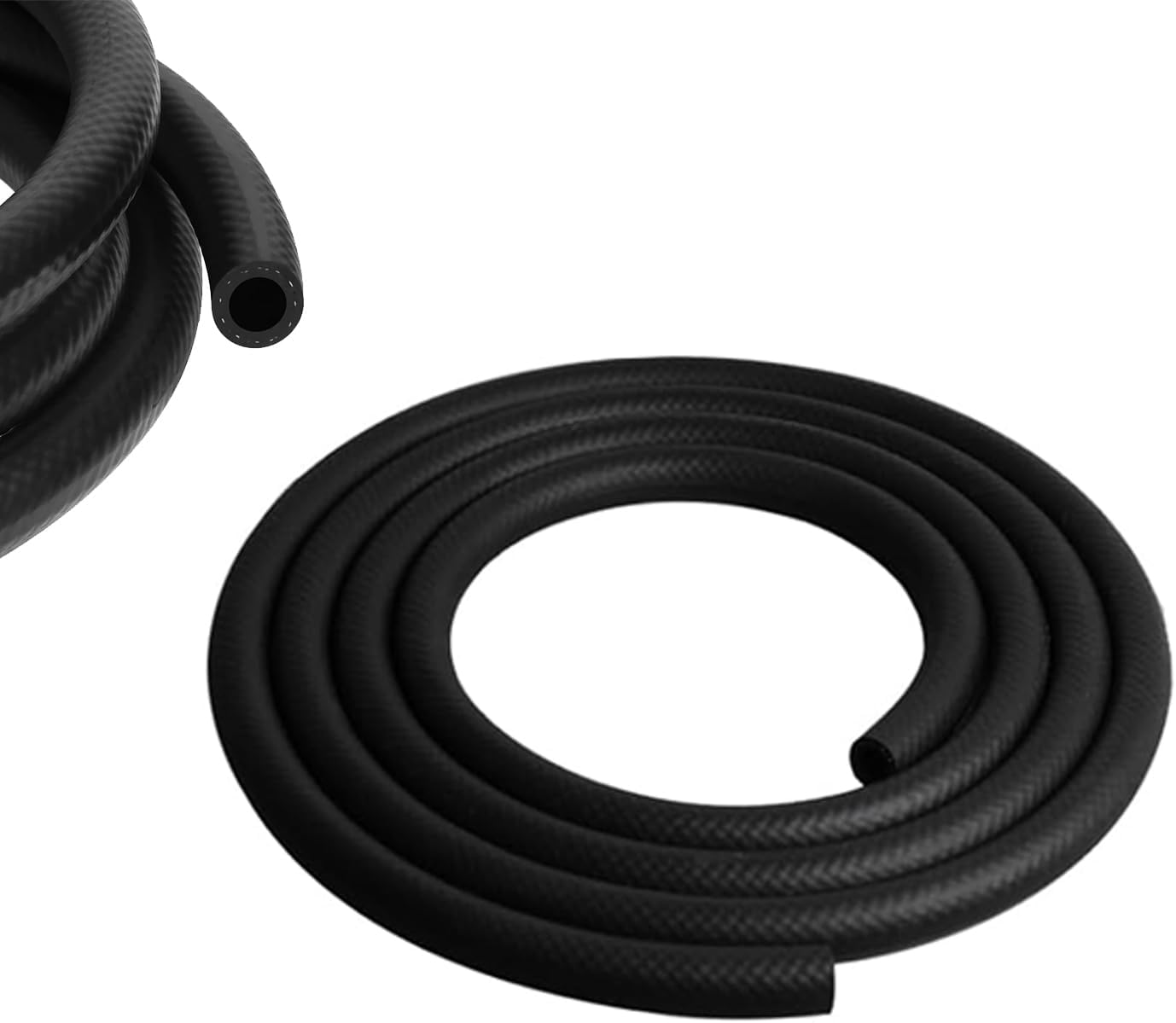 10Mm ID Fuel Line Hose, 10 FT NBR Rubber Push Lock Hose High Pressure 300PSI for Automotive Fuel Systems Engines