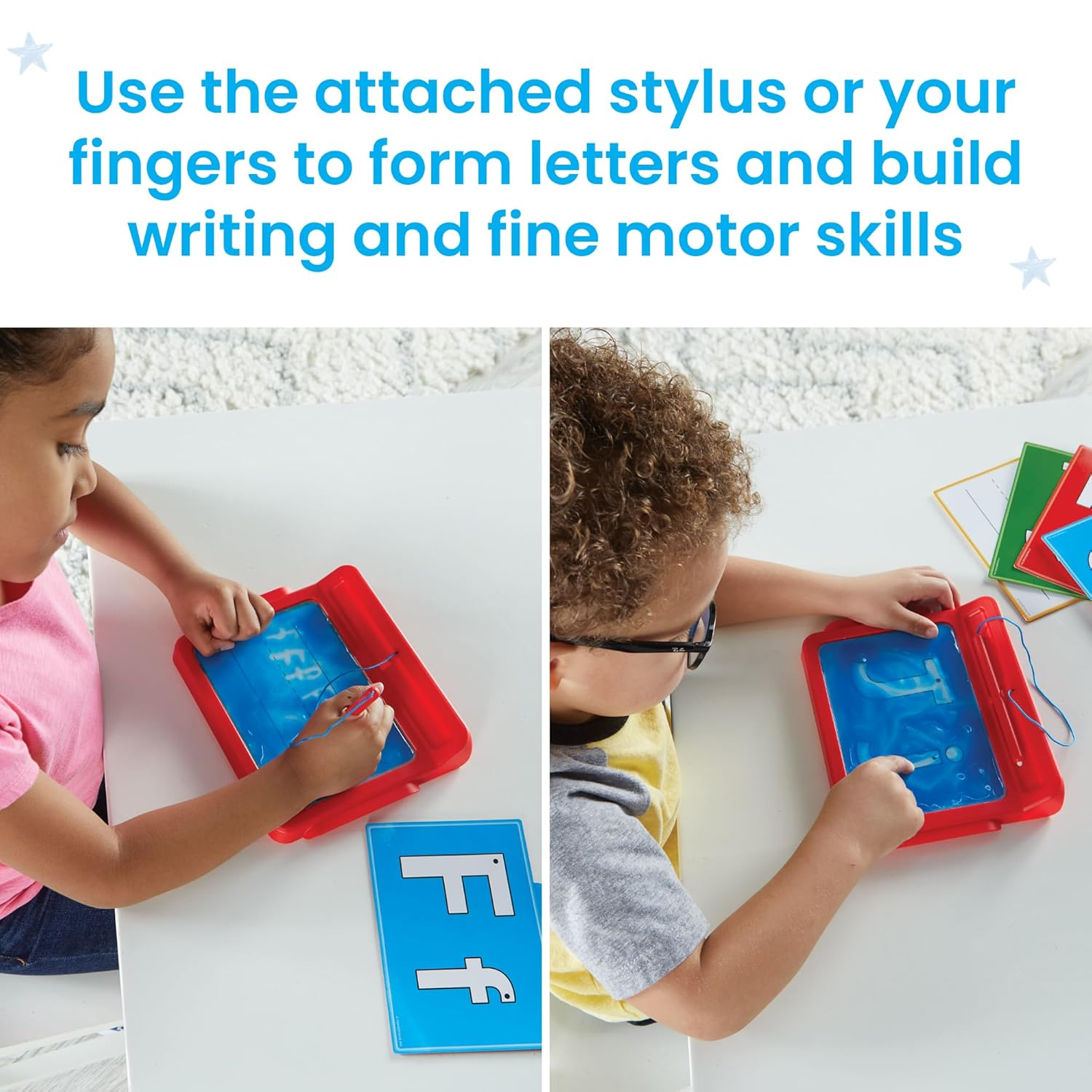 Hand2Mind Letter Tracing Sensory Pad image number 4