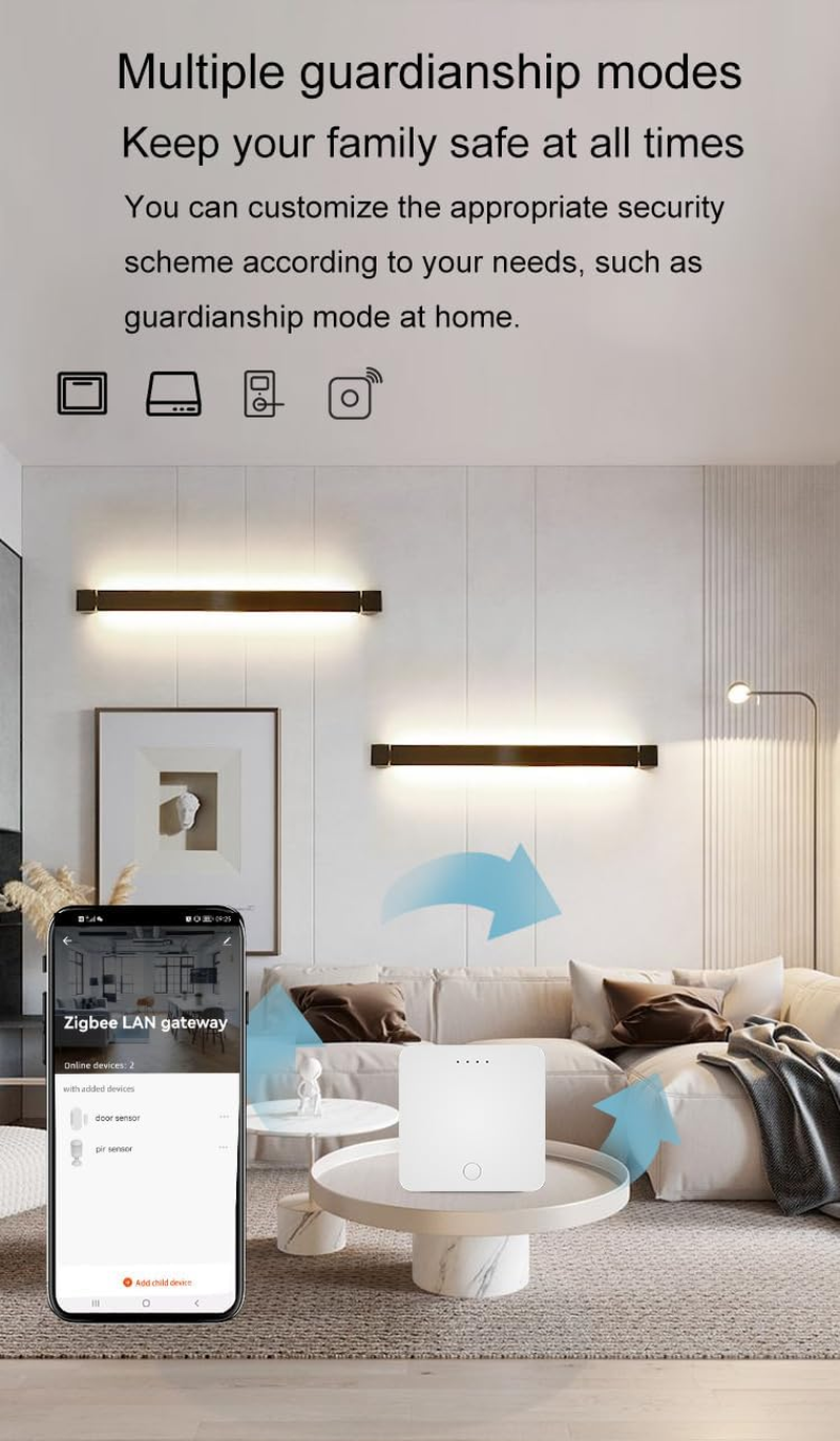[AT-E] Tuya ATE-GW015 Multi-Mode Smart Gateway, Wifi/Zigbee, Compatible with Alexa and Google Home image number 3