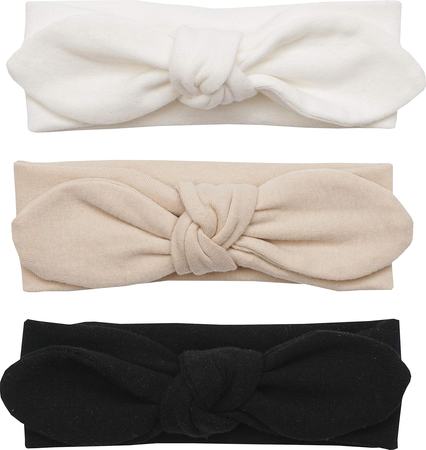 AVAUMA Baby Girl Boy Headbands Bow and Turban, Fits Newborn Infant Toddler and Children Hair Accessories(Bd_Pk/Yw/Wn)