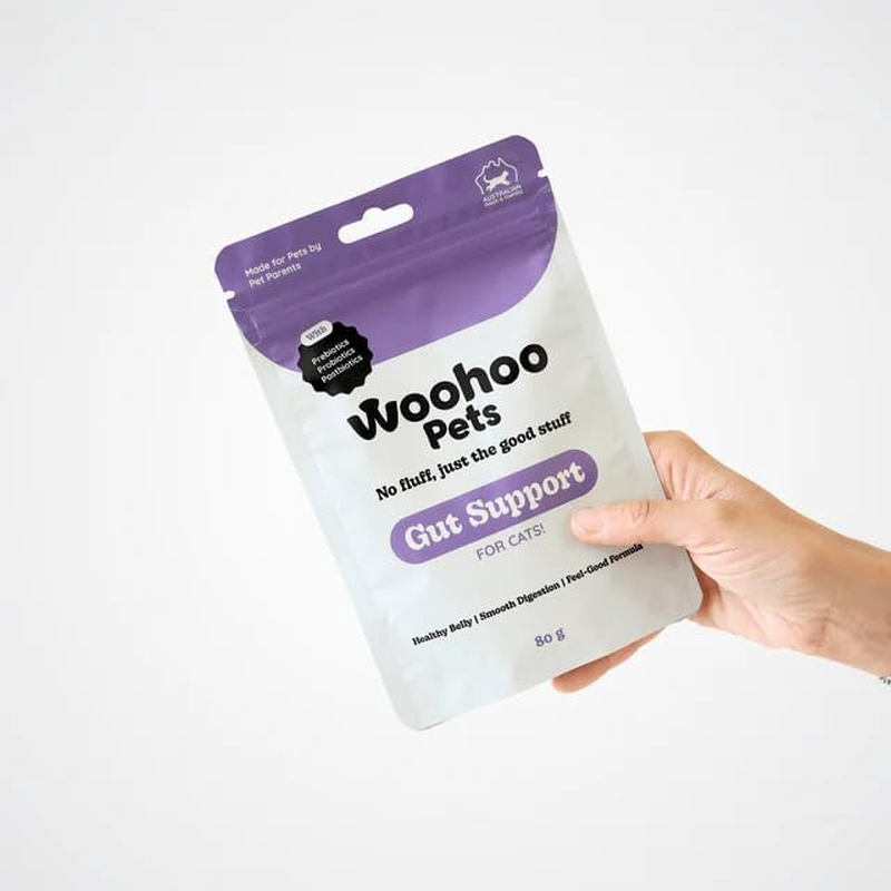 Woohoopets Gut Support for Cats | Healthy Belly & Immune Support, 80G image number 4