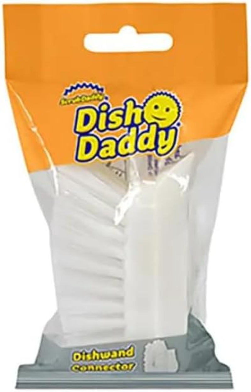 Scrub Daddy Dish Daddy Brush Head - Durable Nylon Bristles, Safe on Non-Stick Cookware - Built-In Scraper for Tough Dish Grime - Easy Attachment to Dish Daddy Dish Wand image number 2