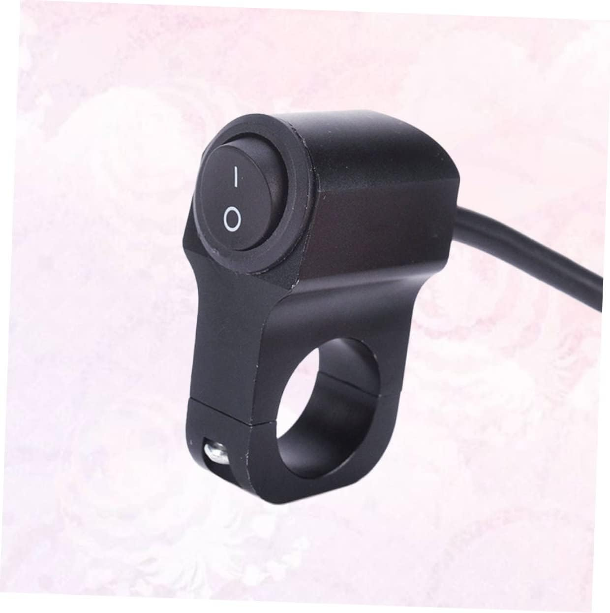 BIUDECO Small Handlebar Headlight off Switch for Motorbike ATV Fog Light Ignition image number 3