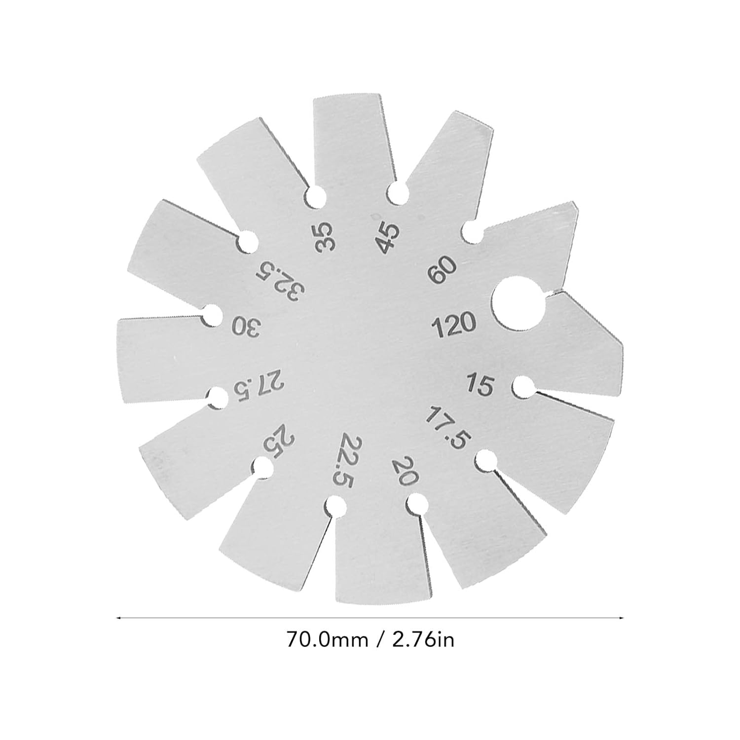 Jiawu Bevel Angle, 70Mm High Hardness Circular Knife Bevel for Measuring Edges image number 5