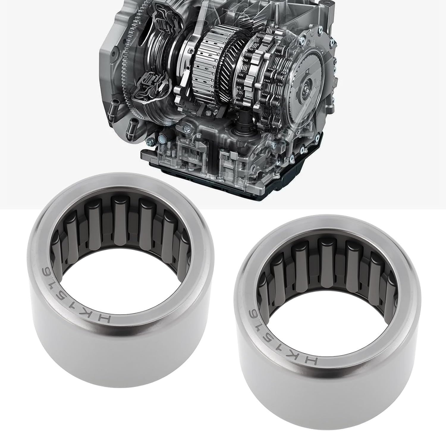 4Pcs HK1516 Drawn Cup Needle Roller Bearing 15X21X16Mm Chrome Steel Needle Bearing