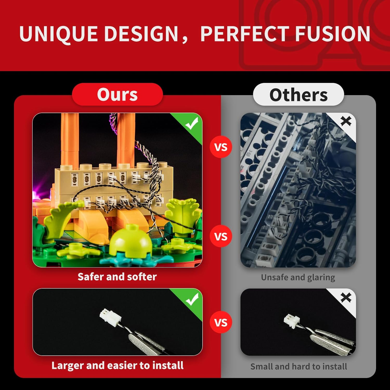 BRIKSMAX Light for  Heihei 43272 - Compatible with  Disney Building Blocks Model - without  Set image number 1