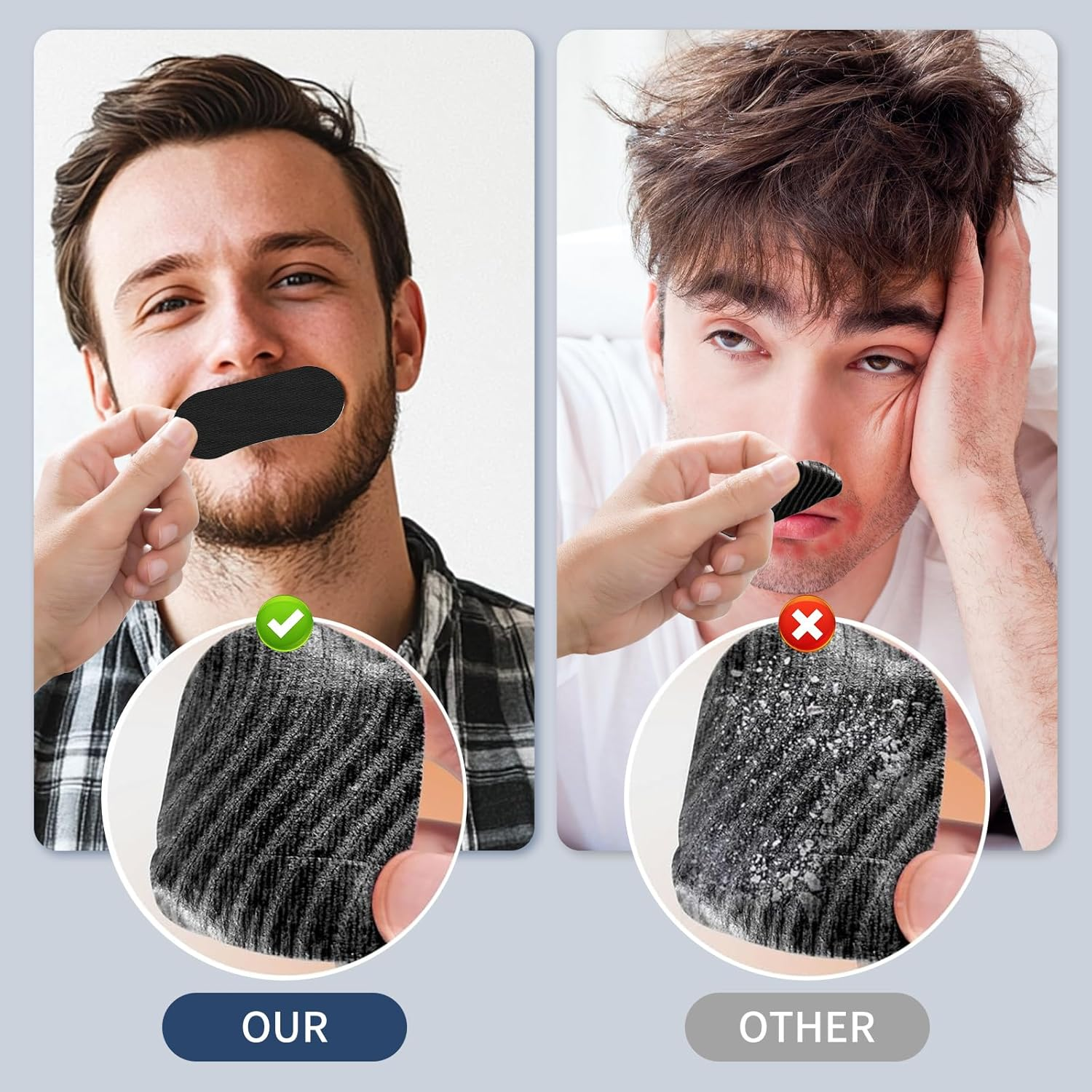 Mouth Tape for Sleeping-40 Pack , anti Snoring Sleep Tape, Extra Strength Nasal Strips, Breathability&Adhesion, Comfortable Adhesive for Sleep and Gentle Skin Tape, Reduce Snoring Solution Sleep Strips image number 5